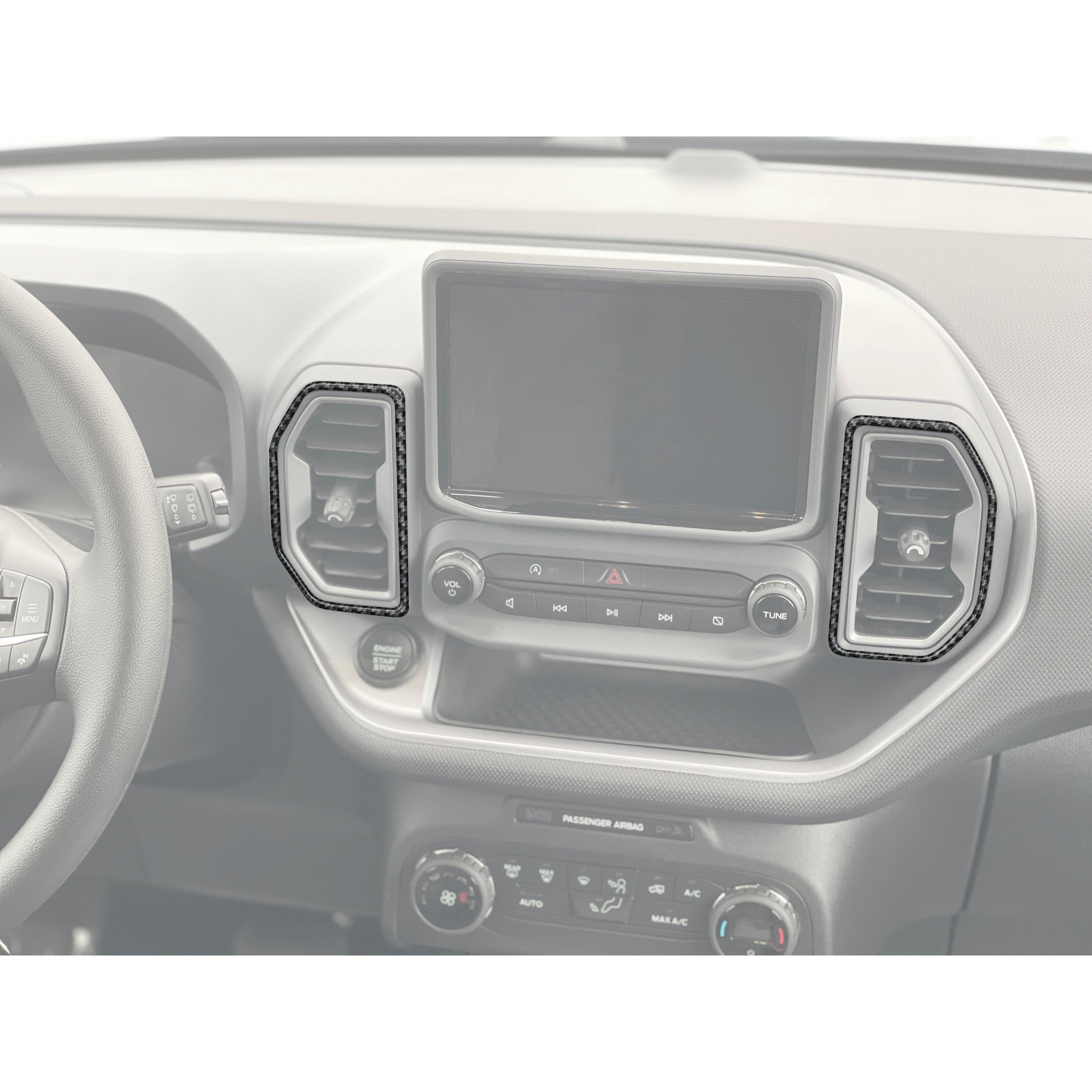 A/C Vent Surround Accent Overlays Fits 2021-2024 Ford Bronco Sport