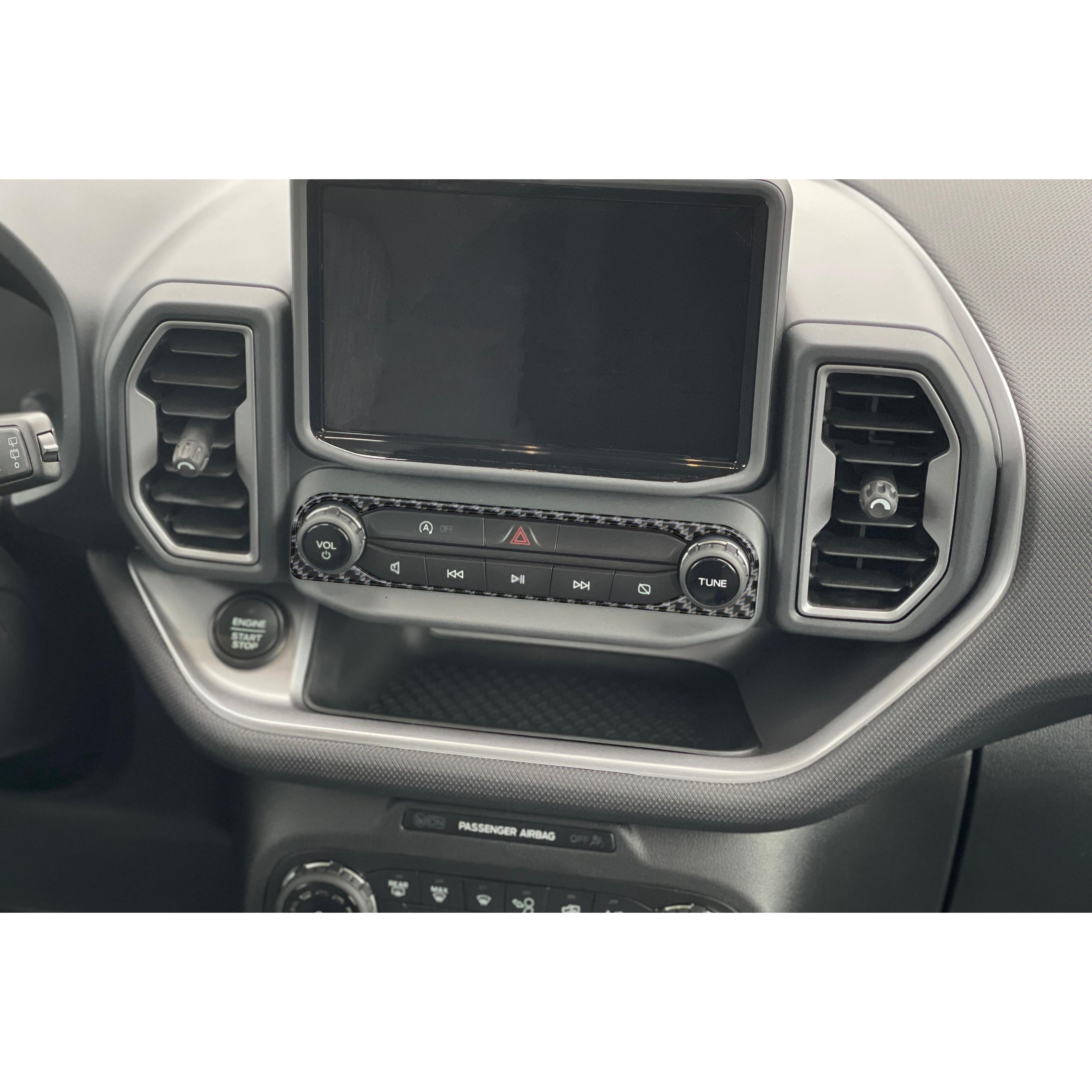 Radio Accent Overlay Fits 2021-2024 Ford Bronco Sport