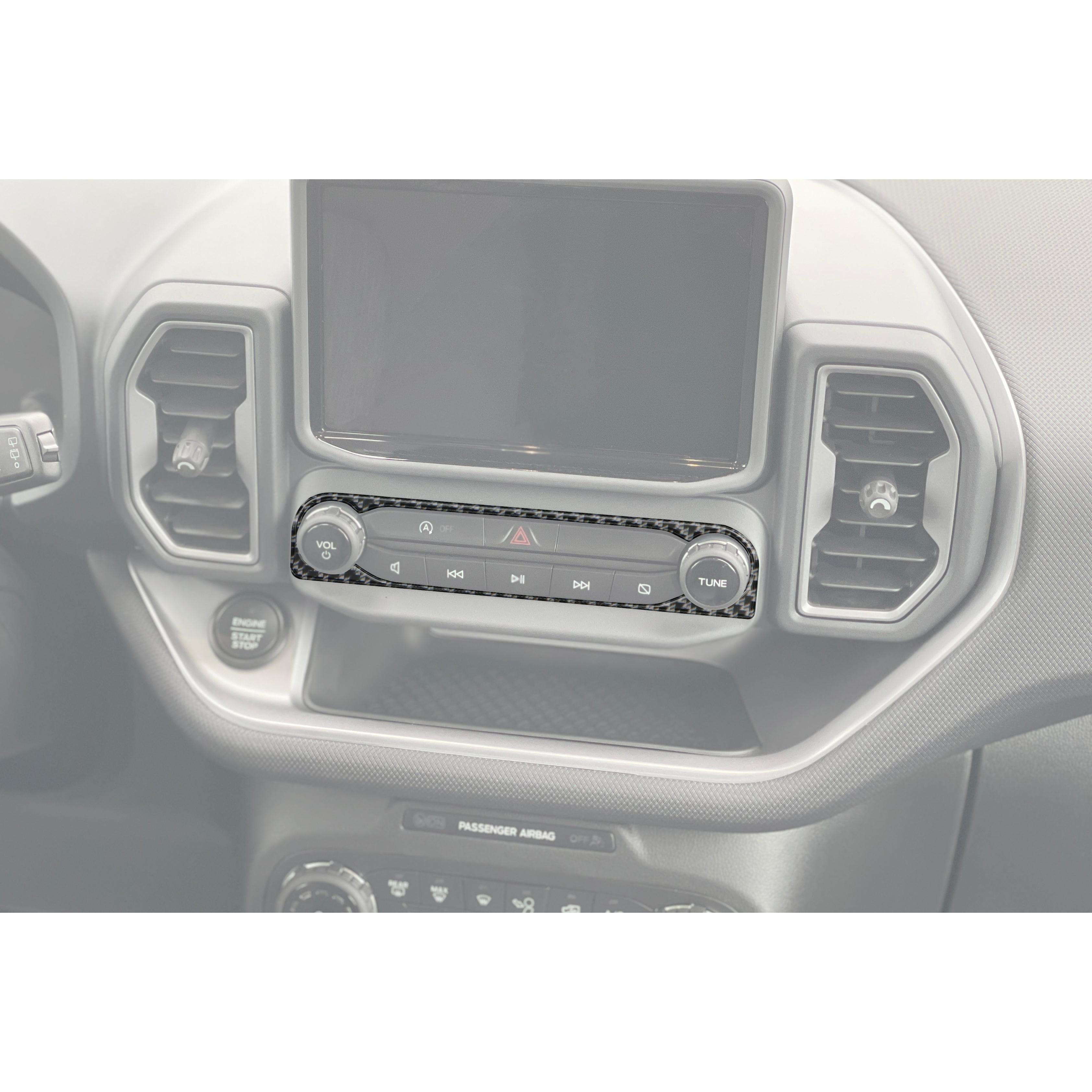 Radio Accent Overlay Fits 2021-2024 Ford Bronco Sport