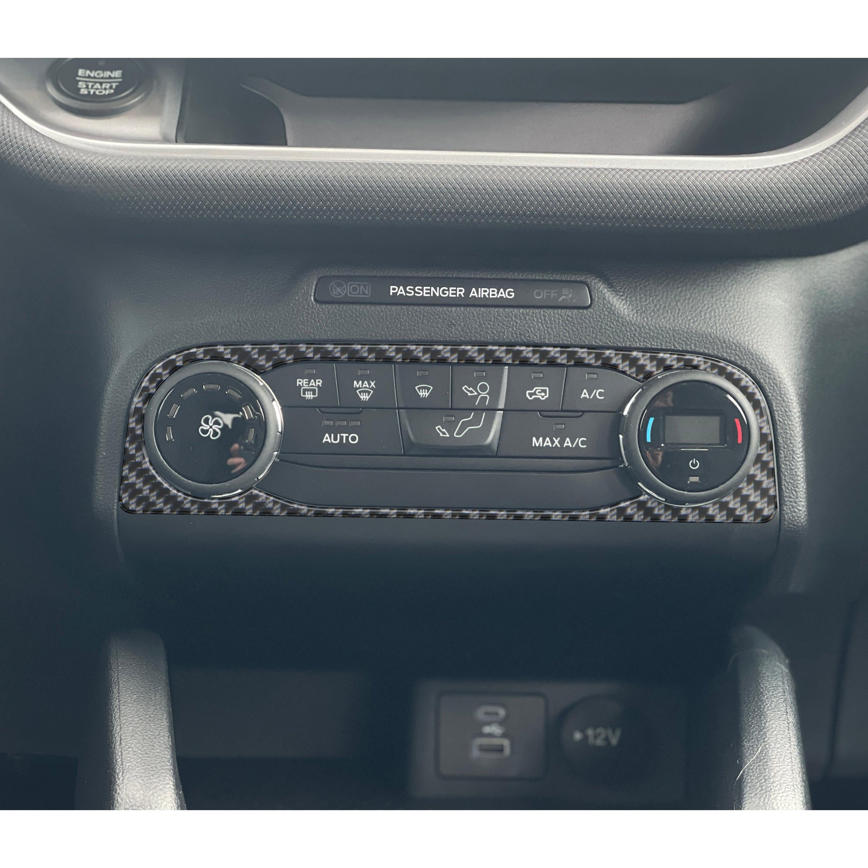 Climate Control Accent Overlay Fits 2021-2024 Ford Bronco Sport