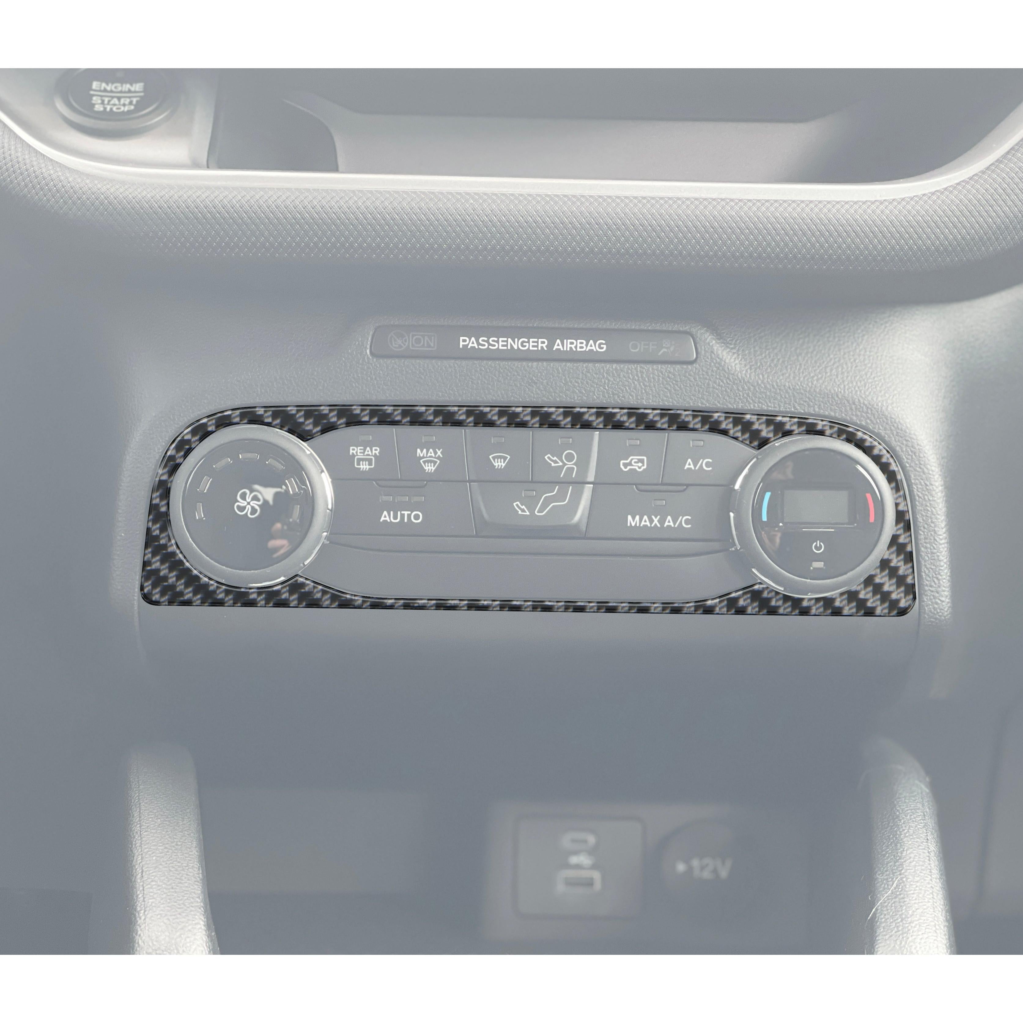Climate Control Accent Overlay Fits 2021-2024 Ford Bronco Sport
