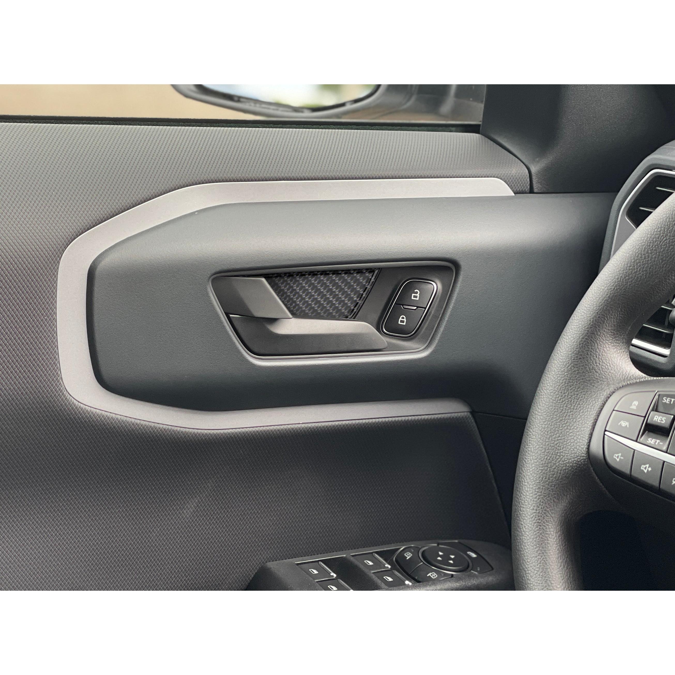 Interior Door Handle Inserts Fits 2021-2024 Ford Bronco Sport