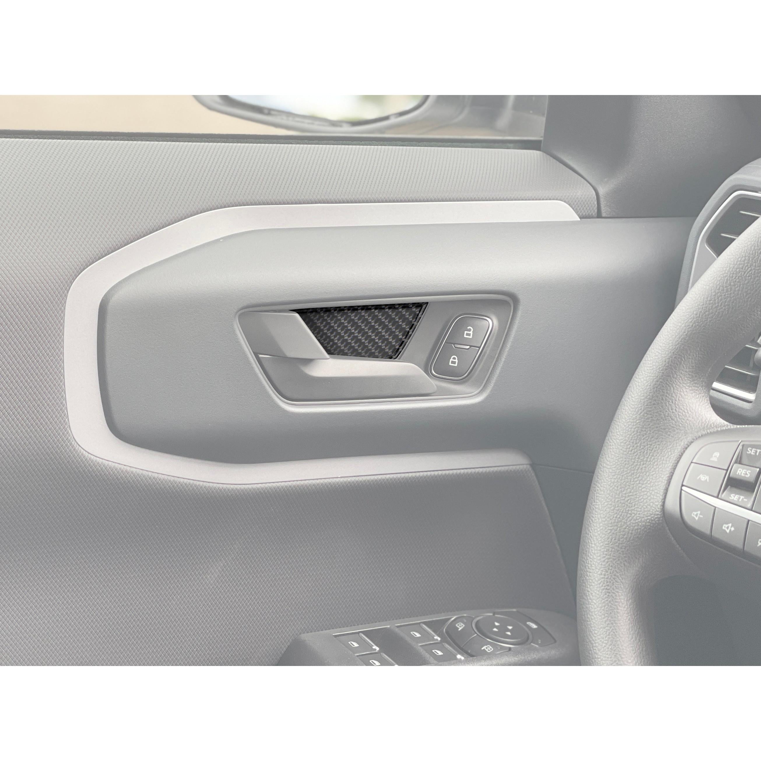 Interior Door Handle Inserts Fits 2021-2024 Ford Bronco Sport