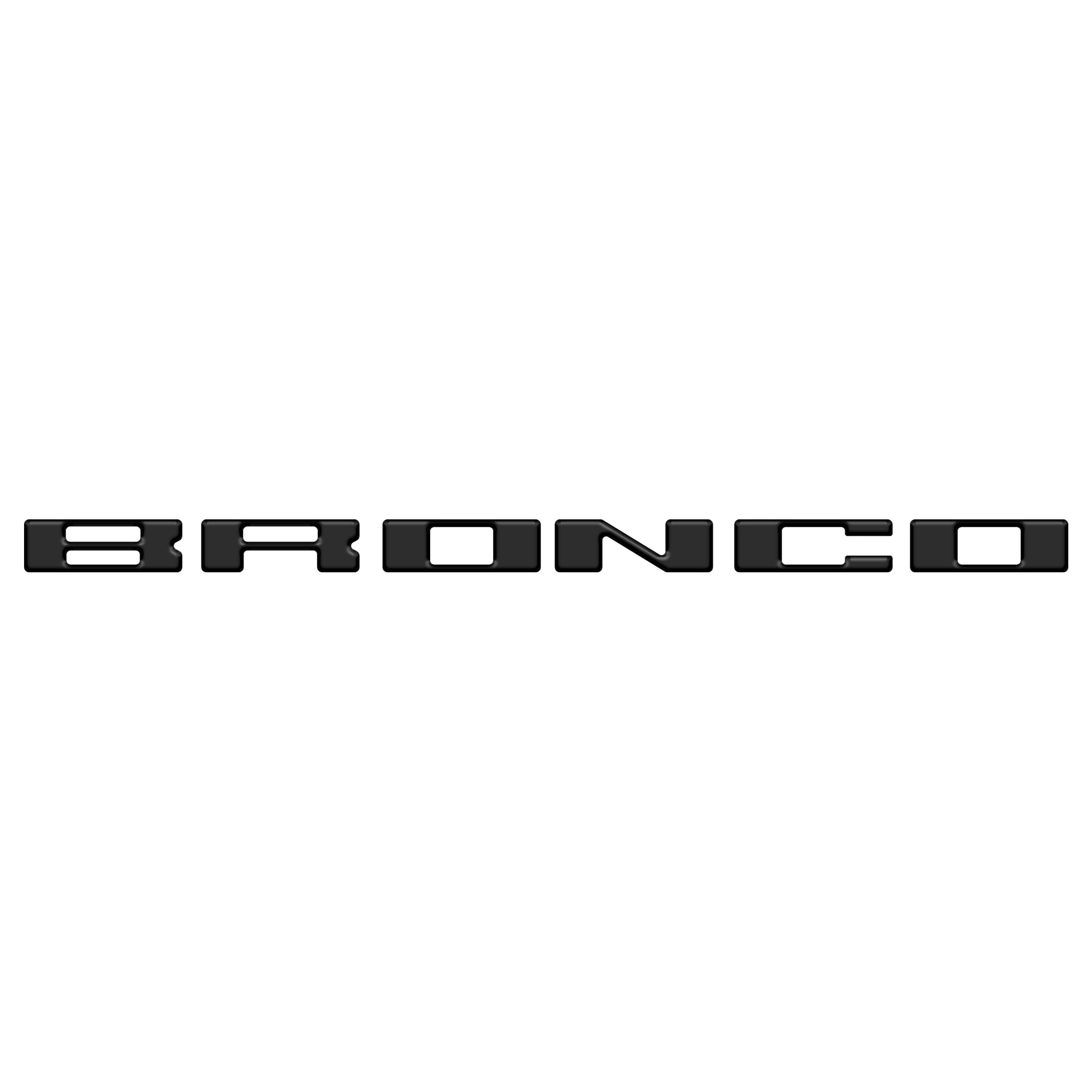 Glove Box Letters Inserts Fits 2021-2026 Ford Bronco