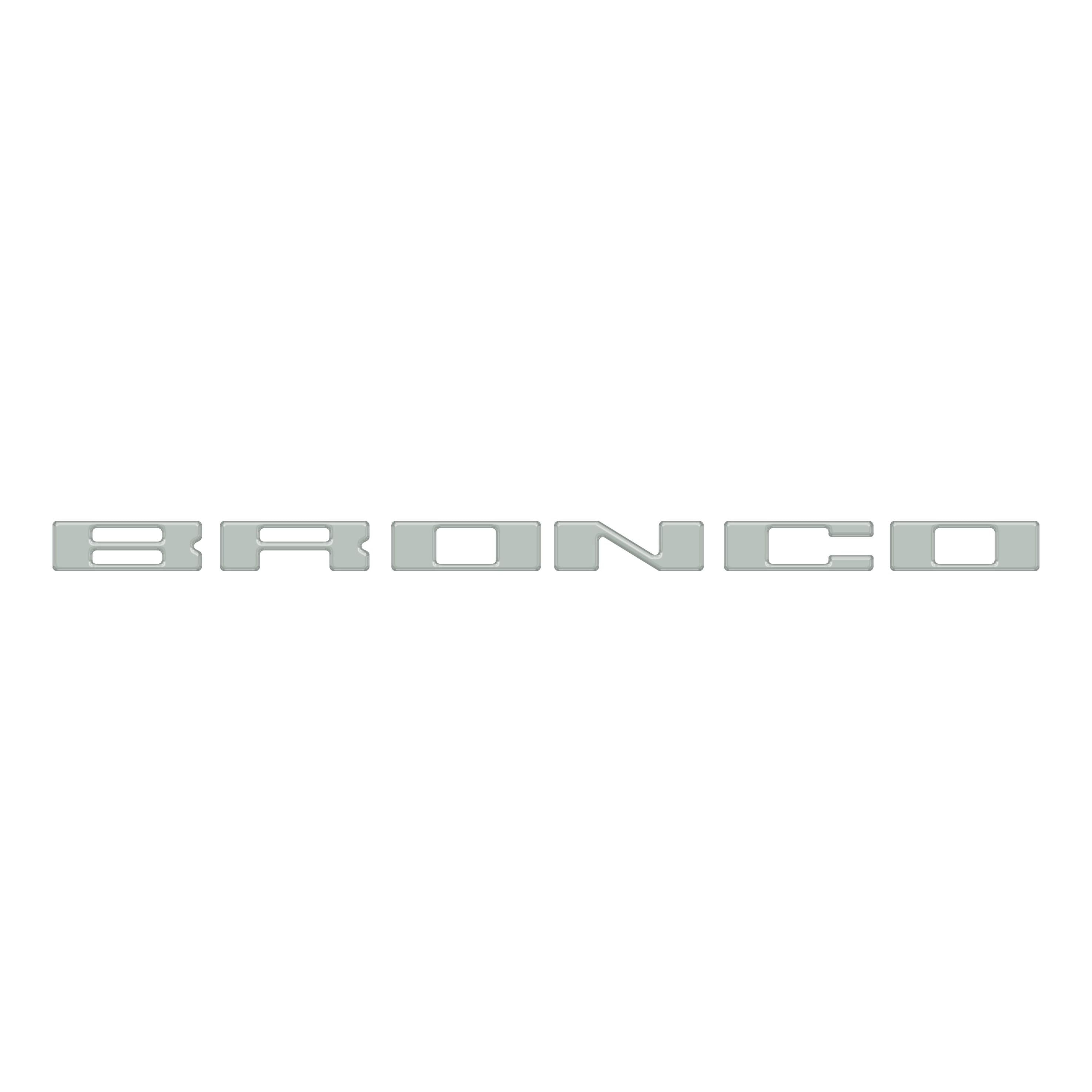 Glove Box Letters Inserts Fits 2021-2026 Ford Bronco