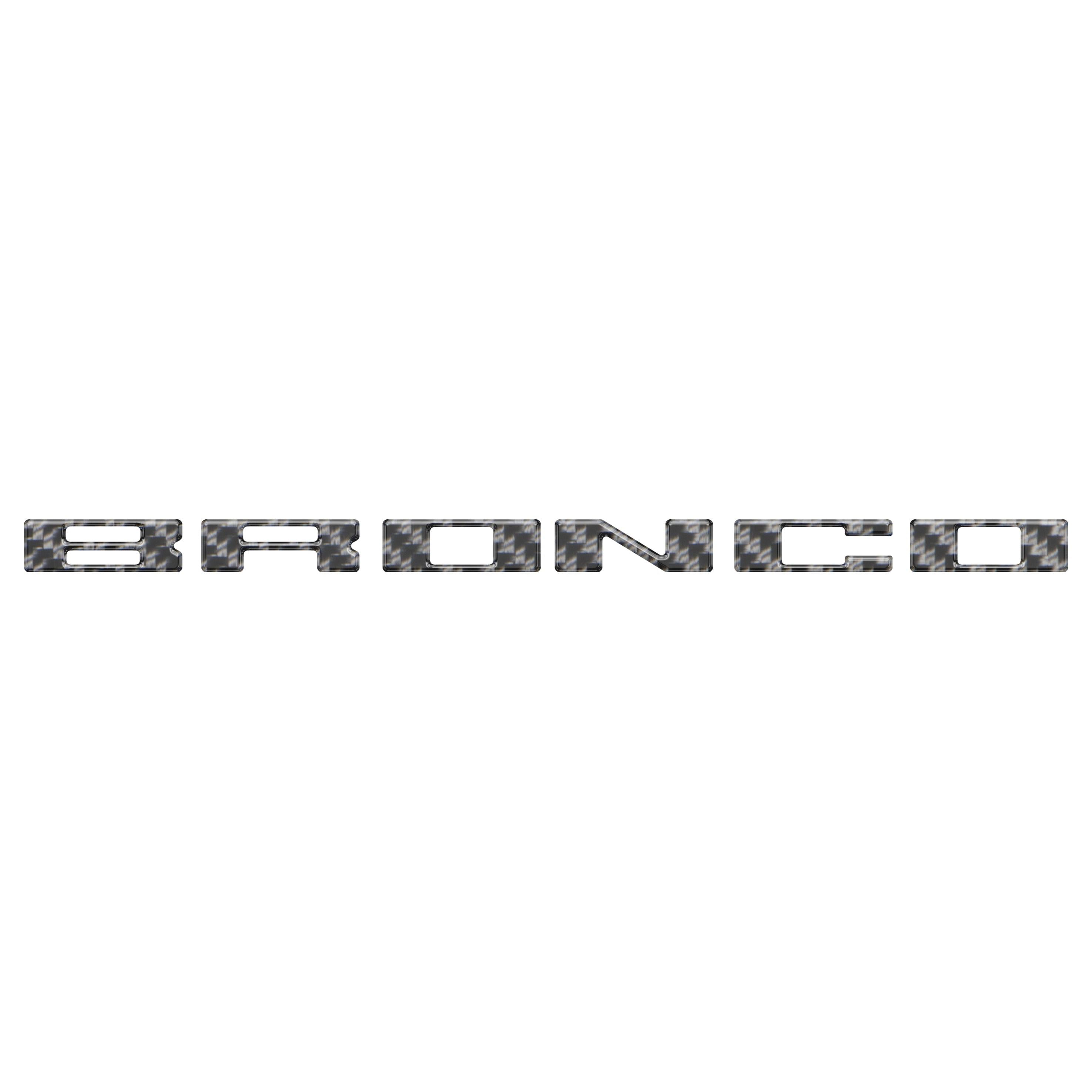 Glove Box Letters Inserts Fits 2021-2026 Ford Bronco