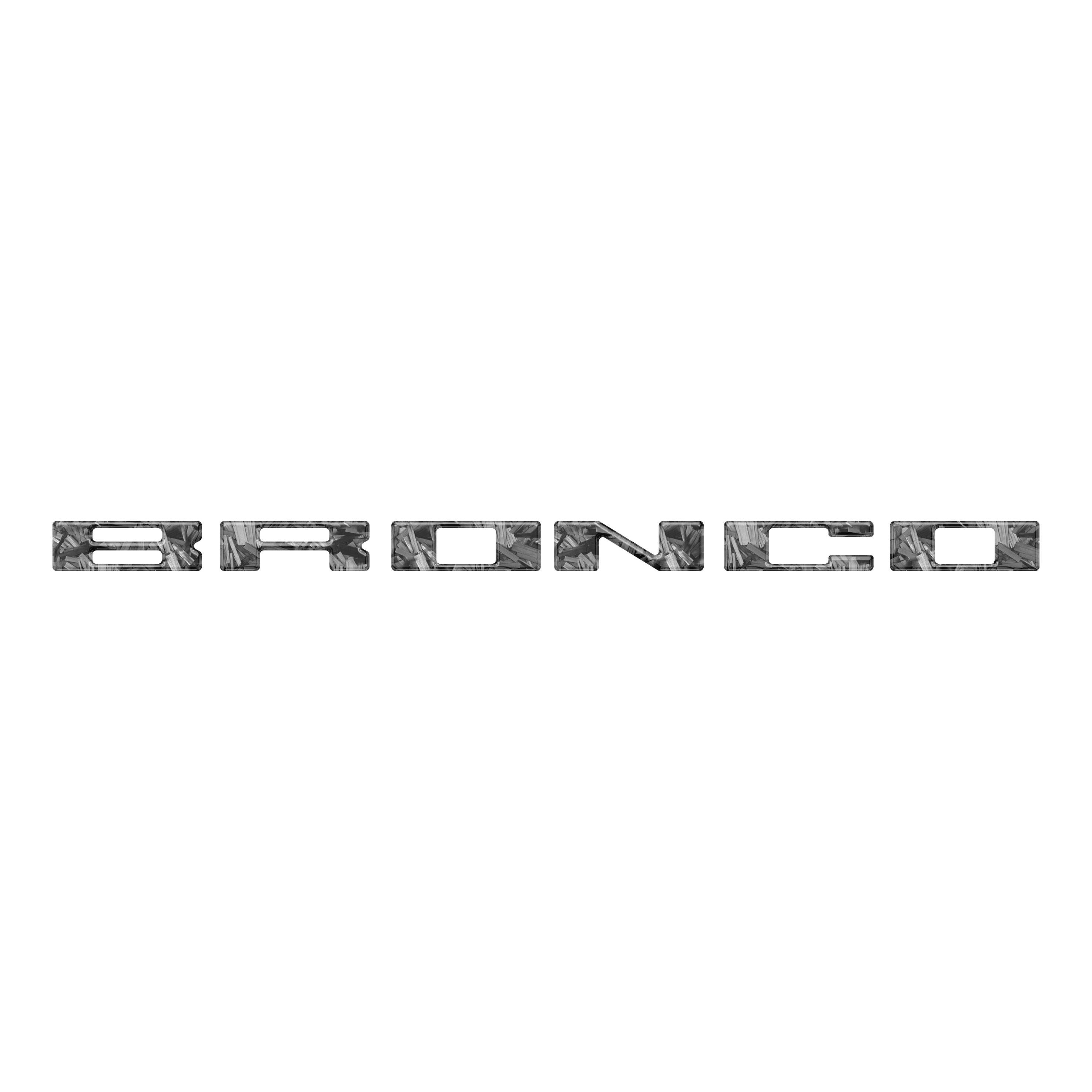 Glove Box Letters Inserts Fits 2021-2026 Ford Bronco