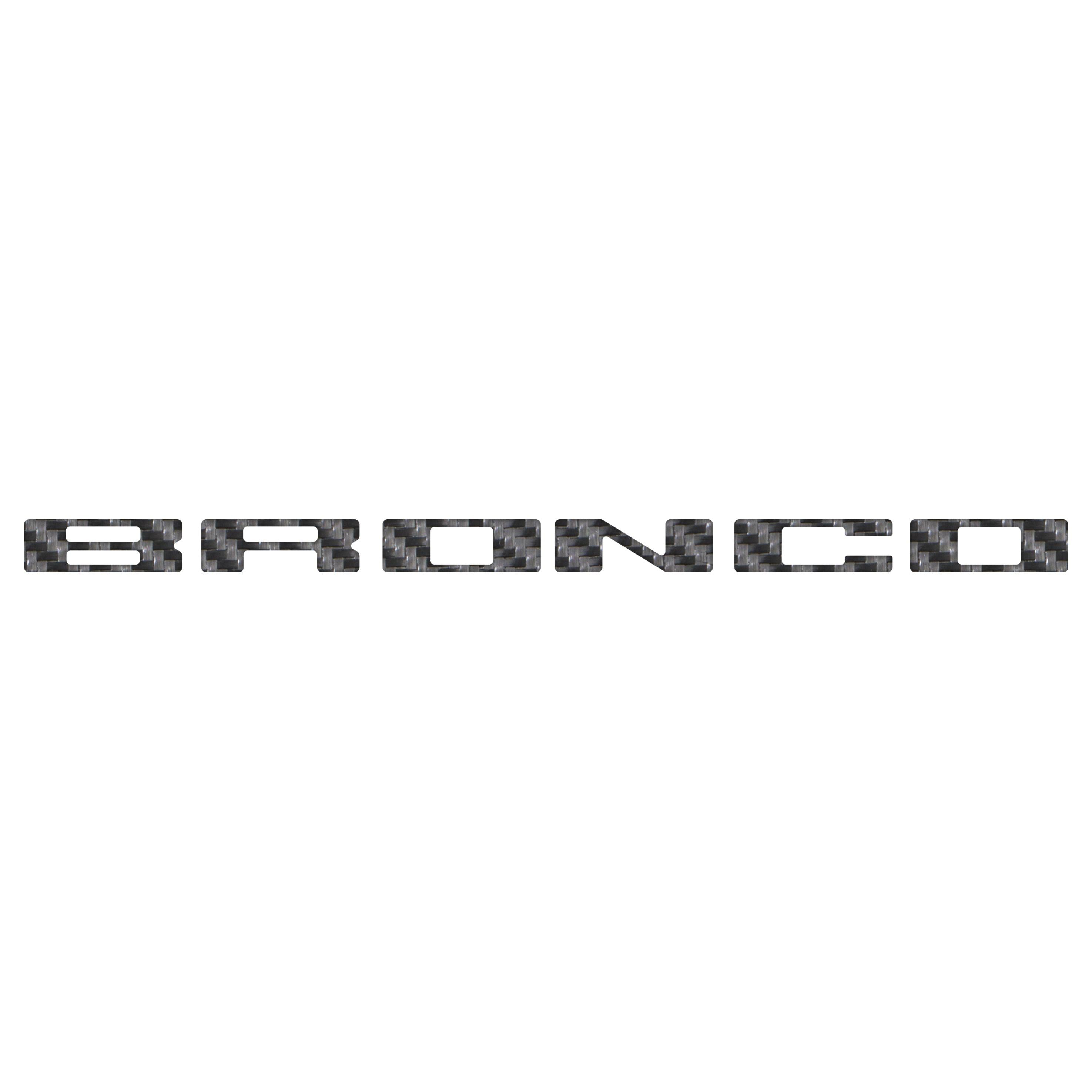 Glove Box Letters Inserts Fits 2021-2026 Ford Bronco