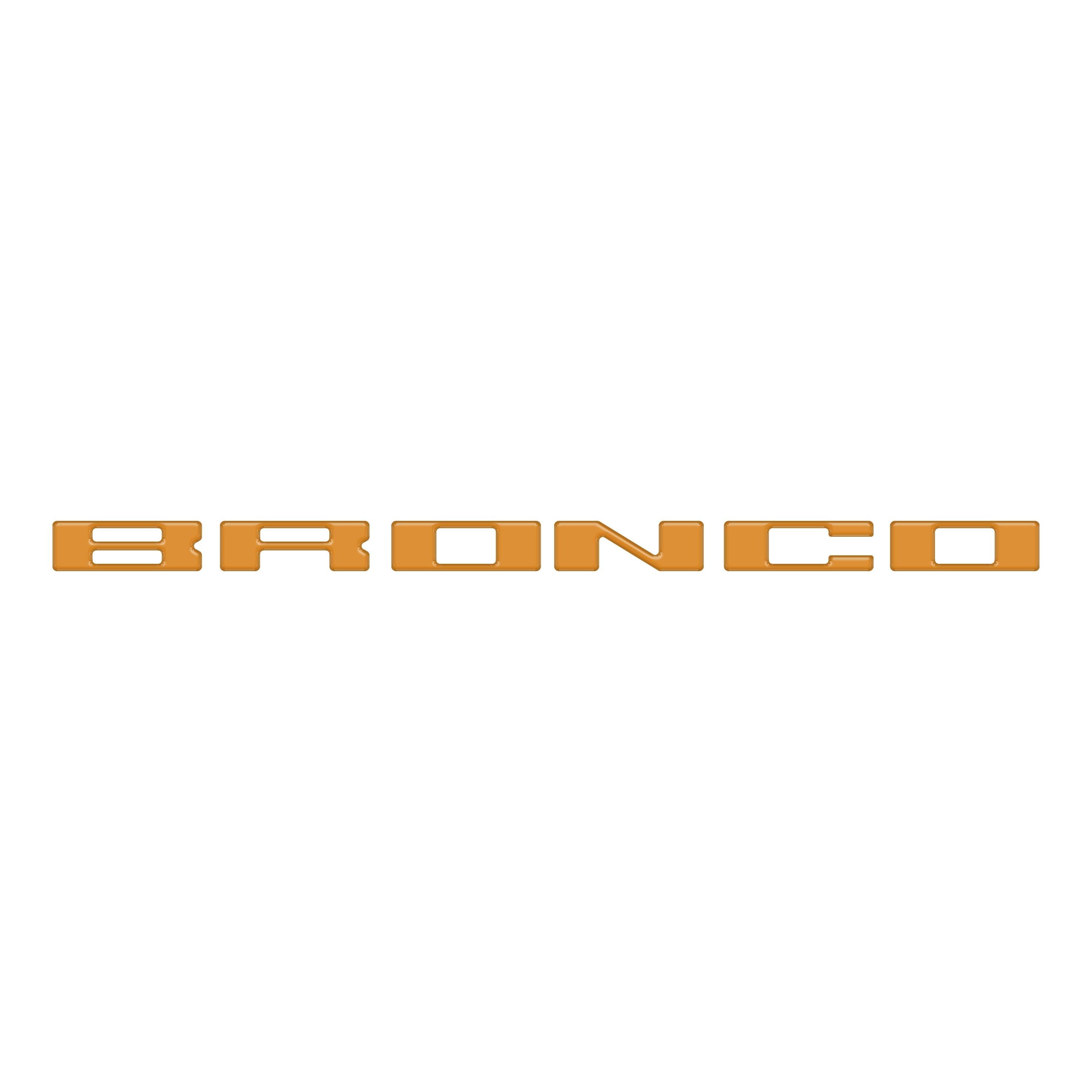 Glove Box Letters Inserts Fits 2021-2026 Ford Bronco