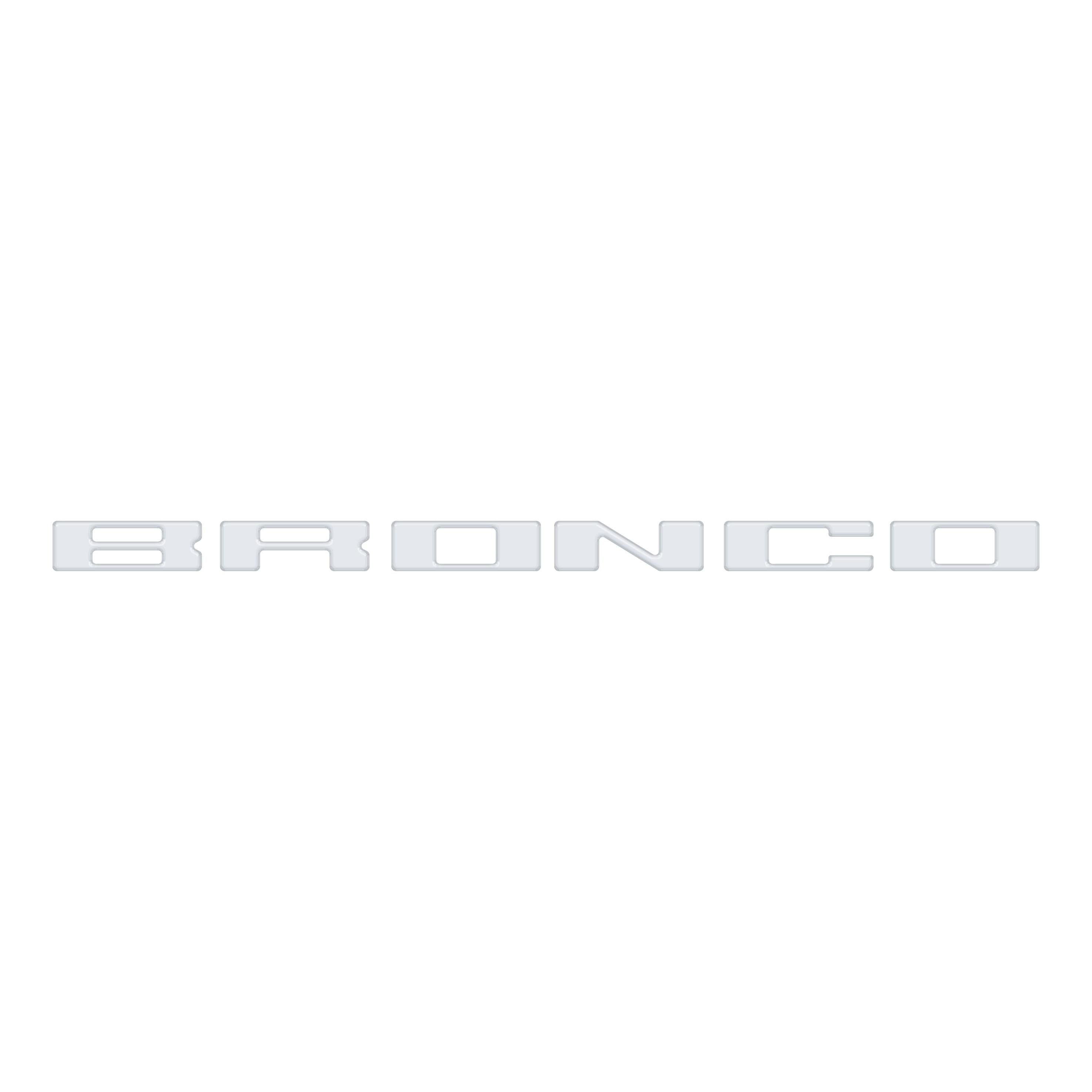 Glove Box Letters Inserts Fits 2021-2026 Ford Bronco