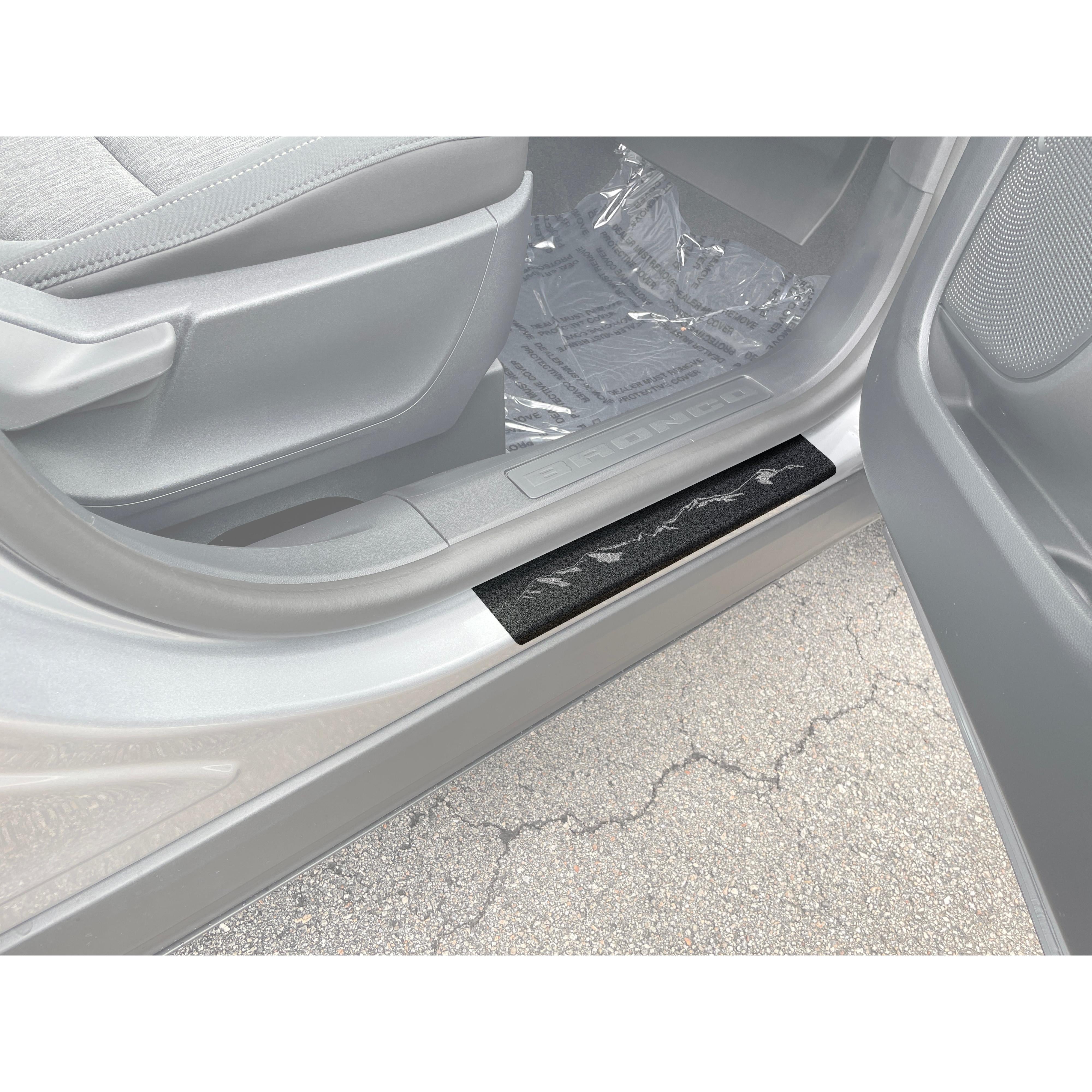 Door Sill Protection Overlays (4 Door) Fits 2021-2026 Ford Bronco Sport