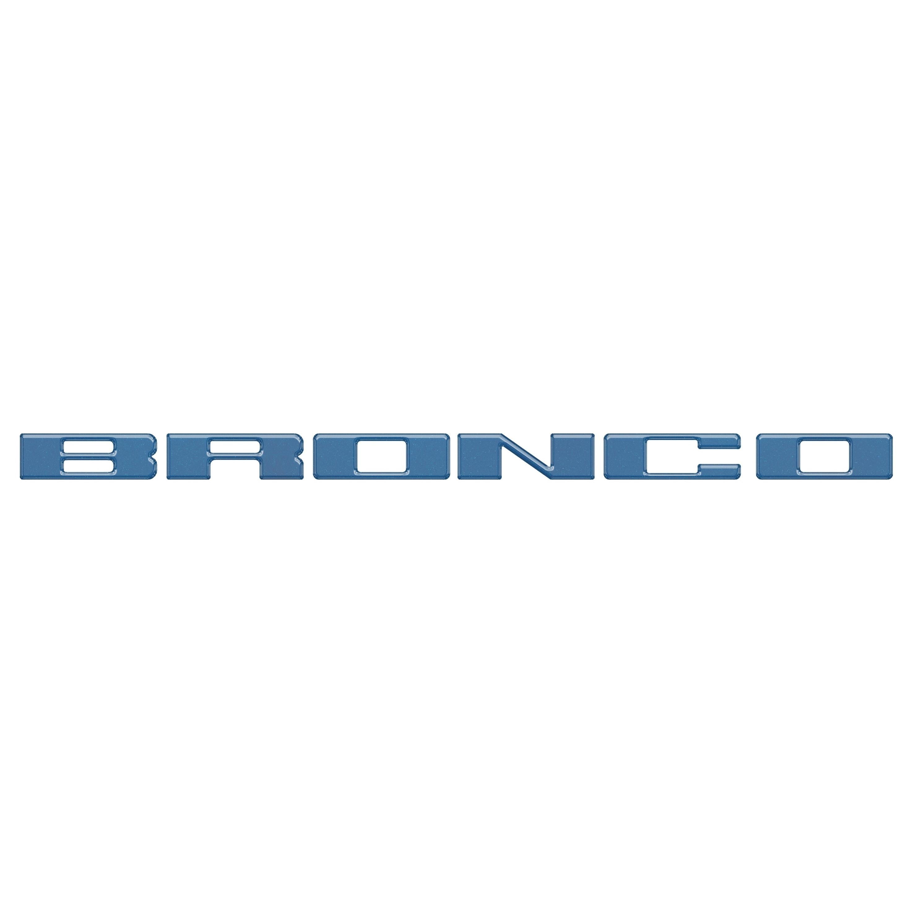Front Grille Letter Overlays Fits 2021-2026 Ford Bronco