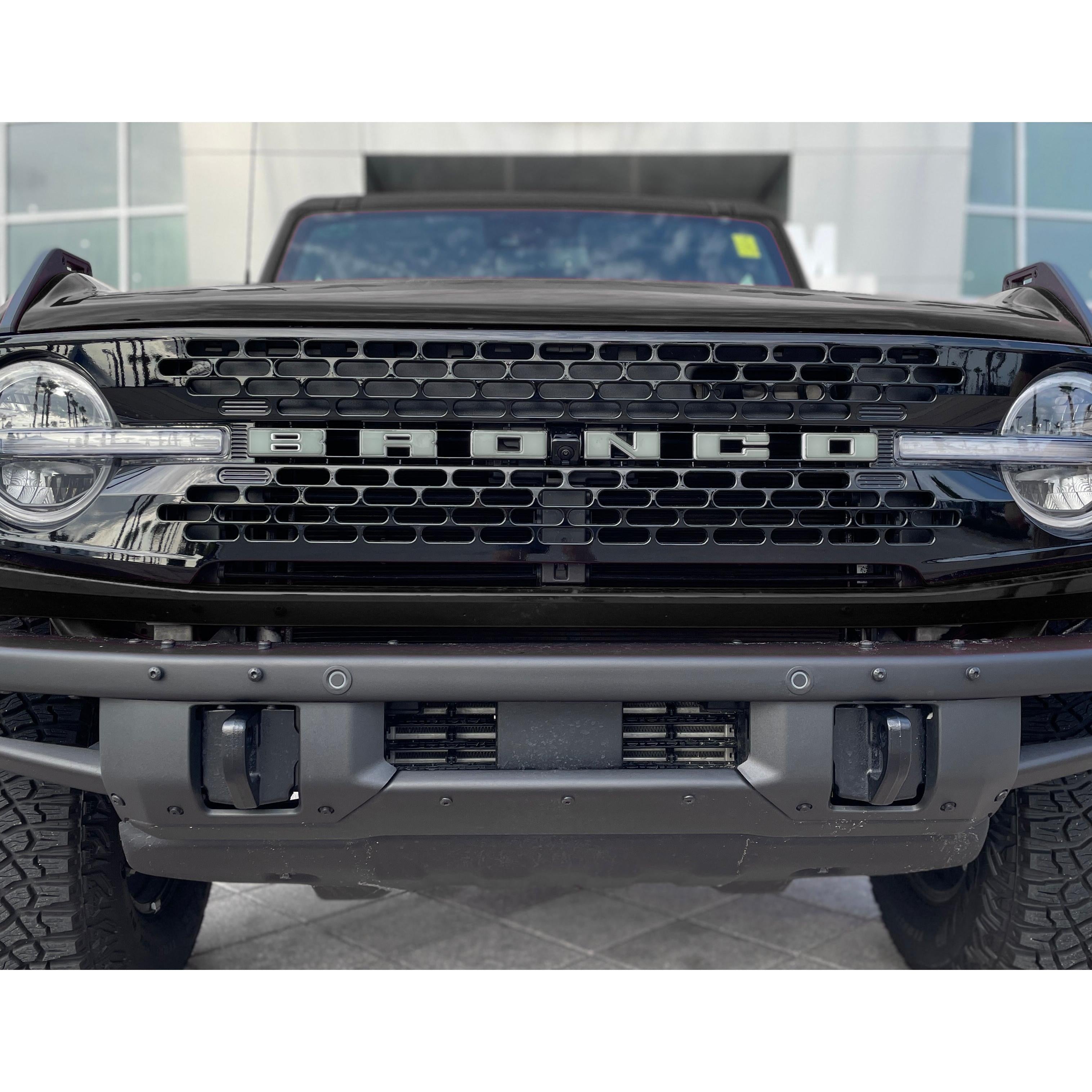 Front Grille Letter Overlays Fits 2021-2026 Ford Bronco