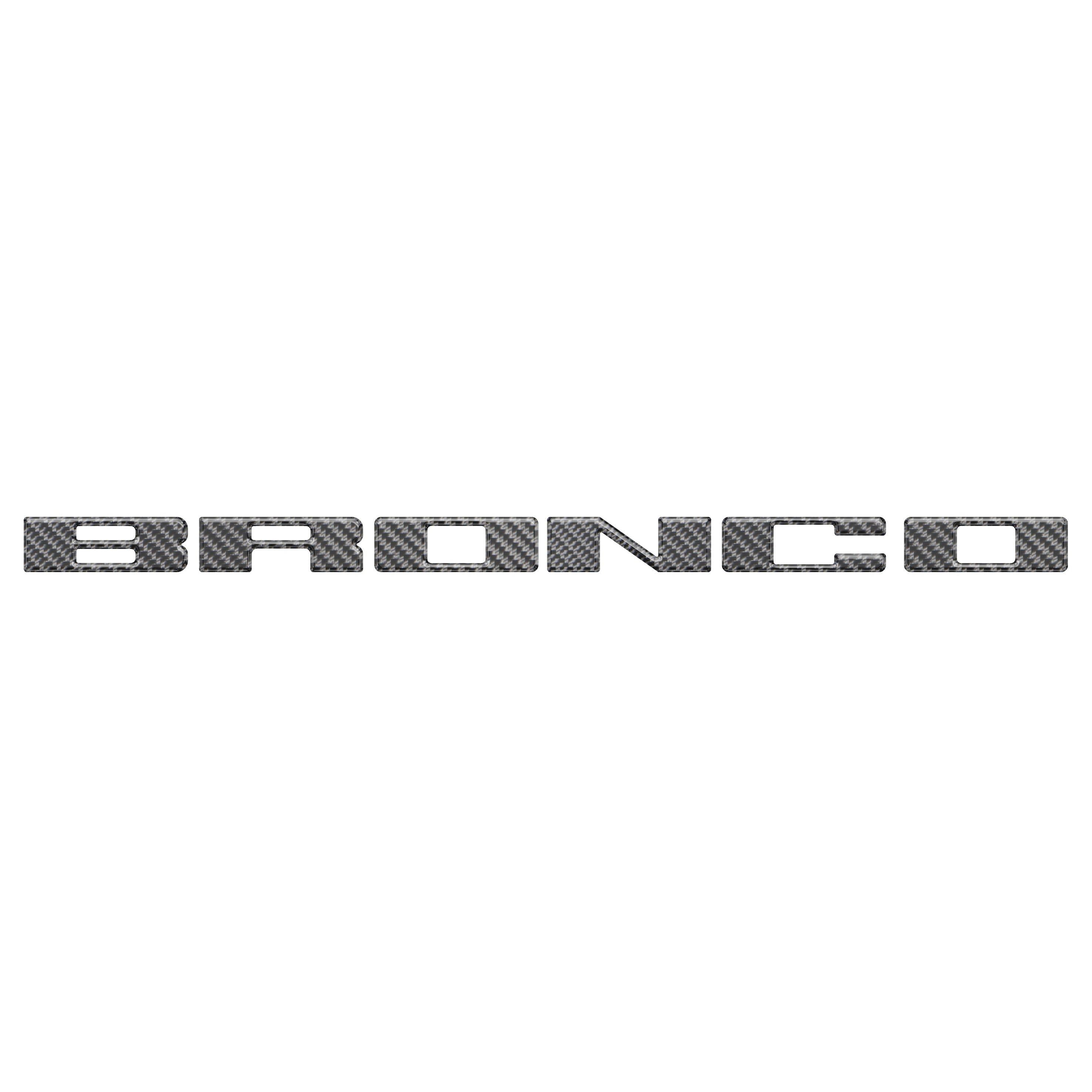 Front Grille Letter Overlays Fits 2021-2026 Ford Bronco