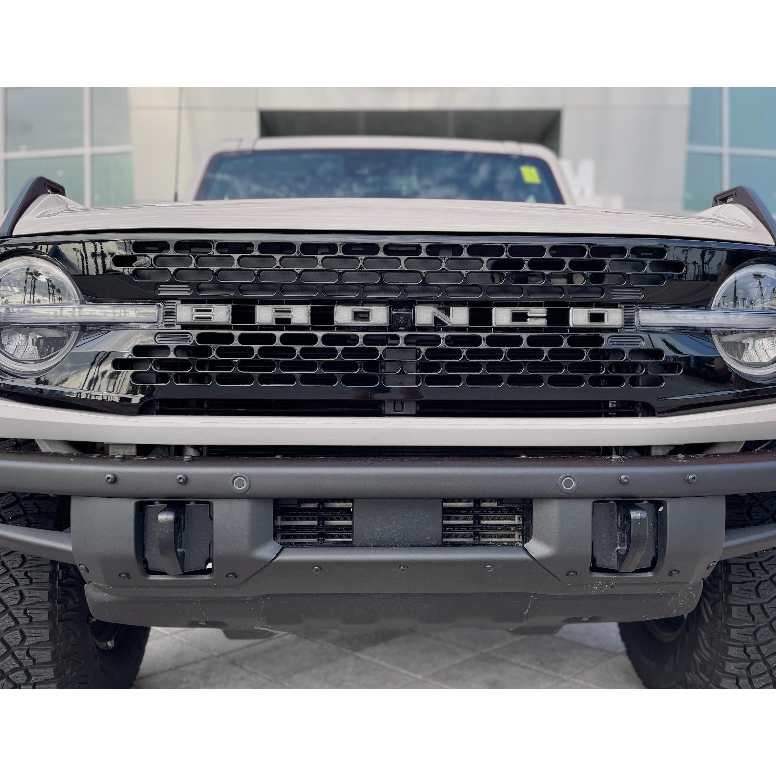 Front Grille Letter Overlays Fits 2021-2026 Ford Bronco
