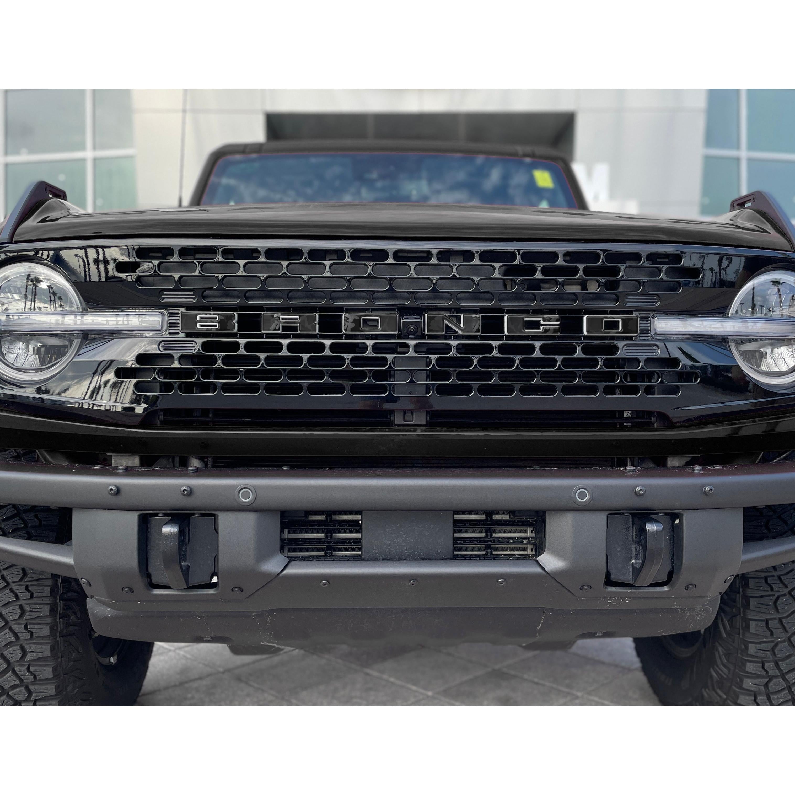 Front Grille Letter Overlays Fits 2021-2026 Ford Bronco