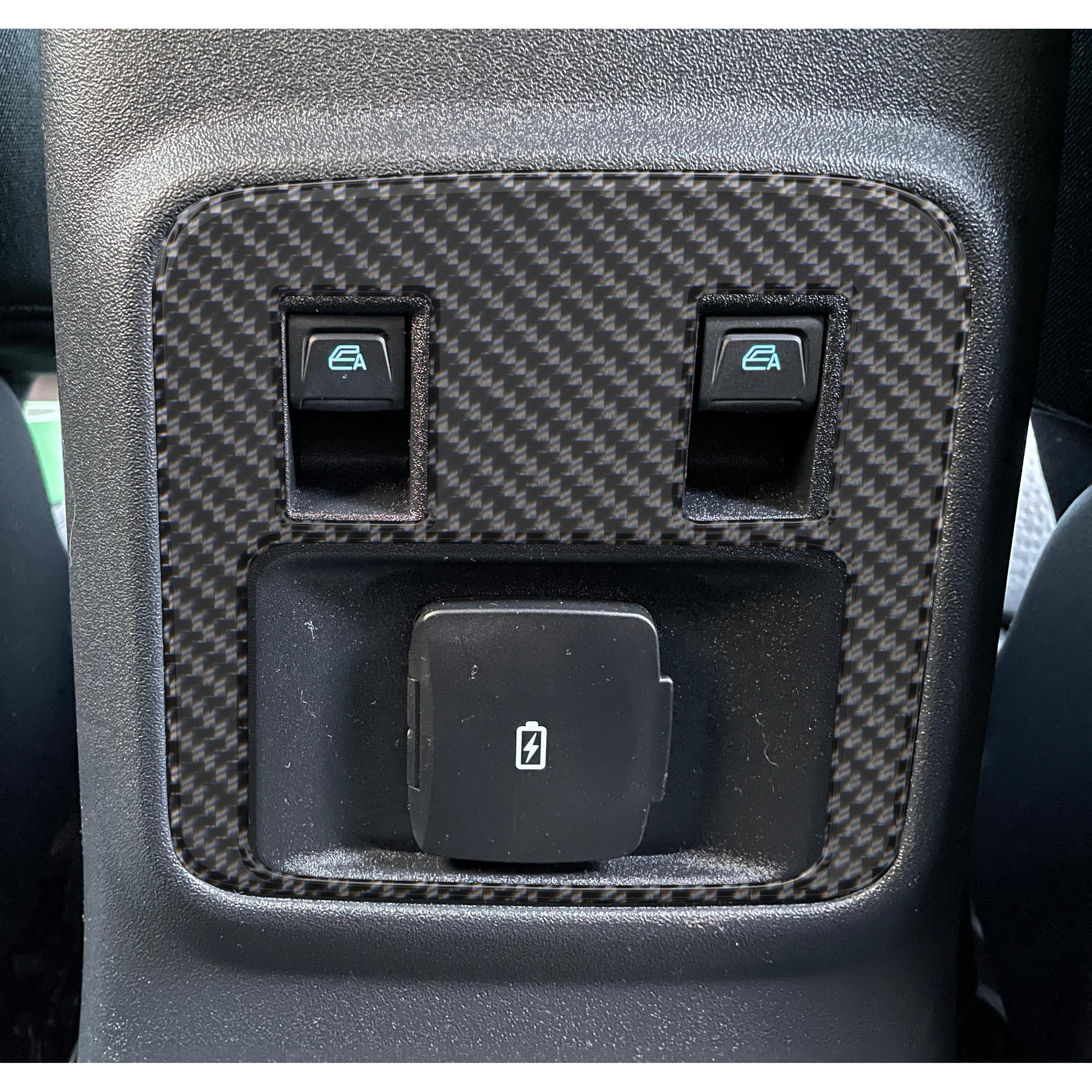 Rear Center Console Accent Overlays Fits 2021-2026 Ford Bronco