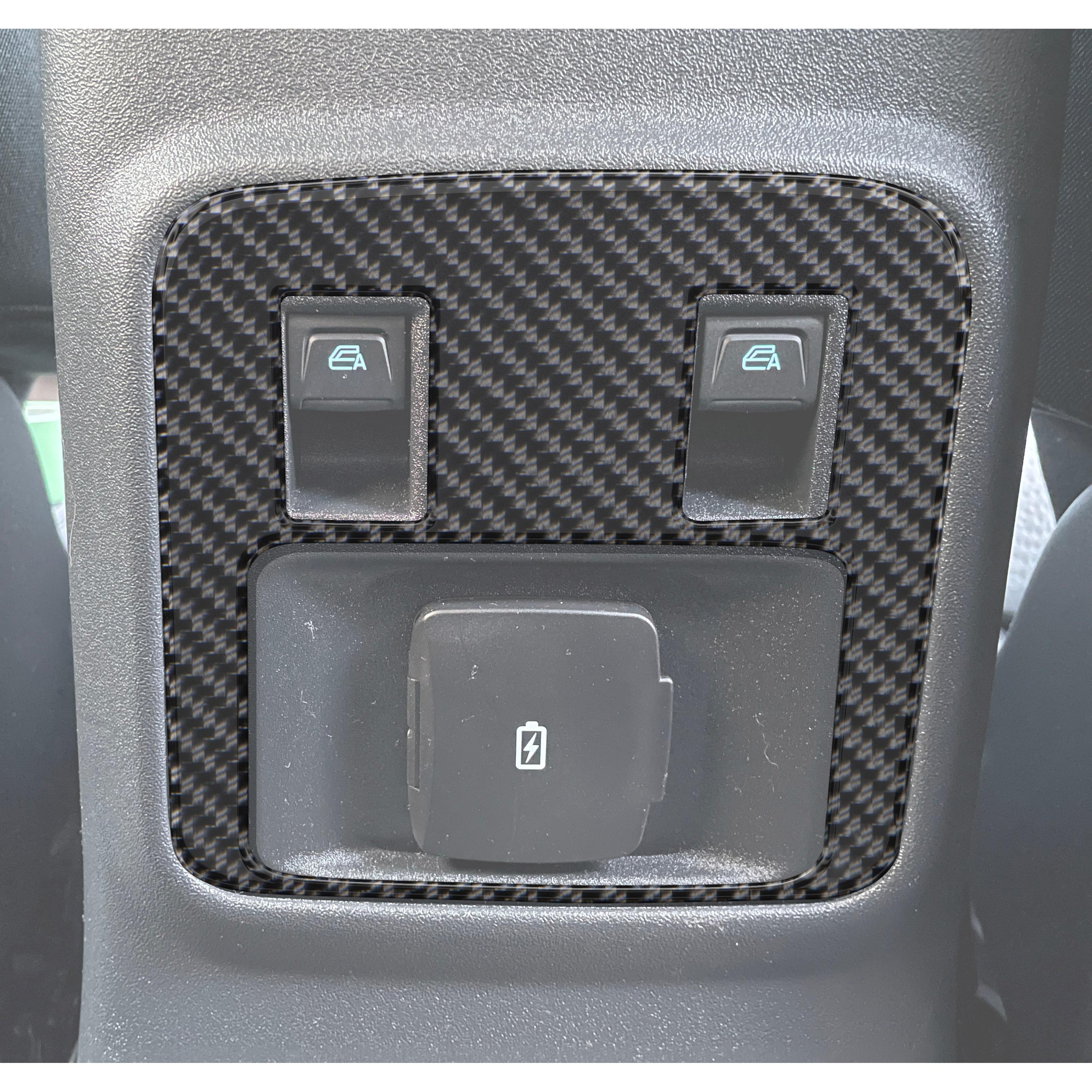 Rear Center Console Accent Overlays Fits 2021-2026 Ford Bronco
