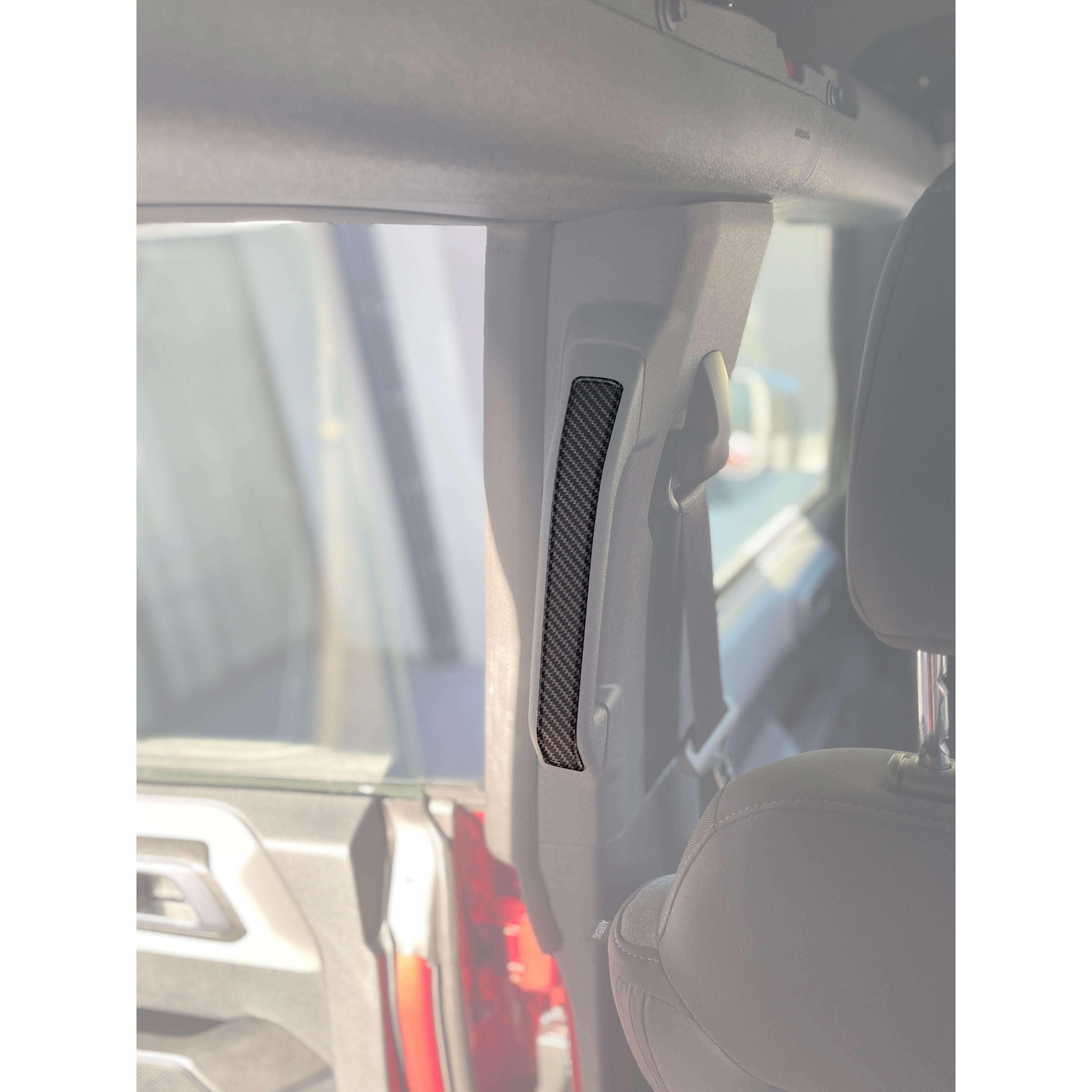 Rear Grab Rail Accent Overlays Fits 2021-2026 Ford Bronco