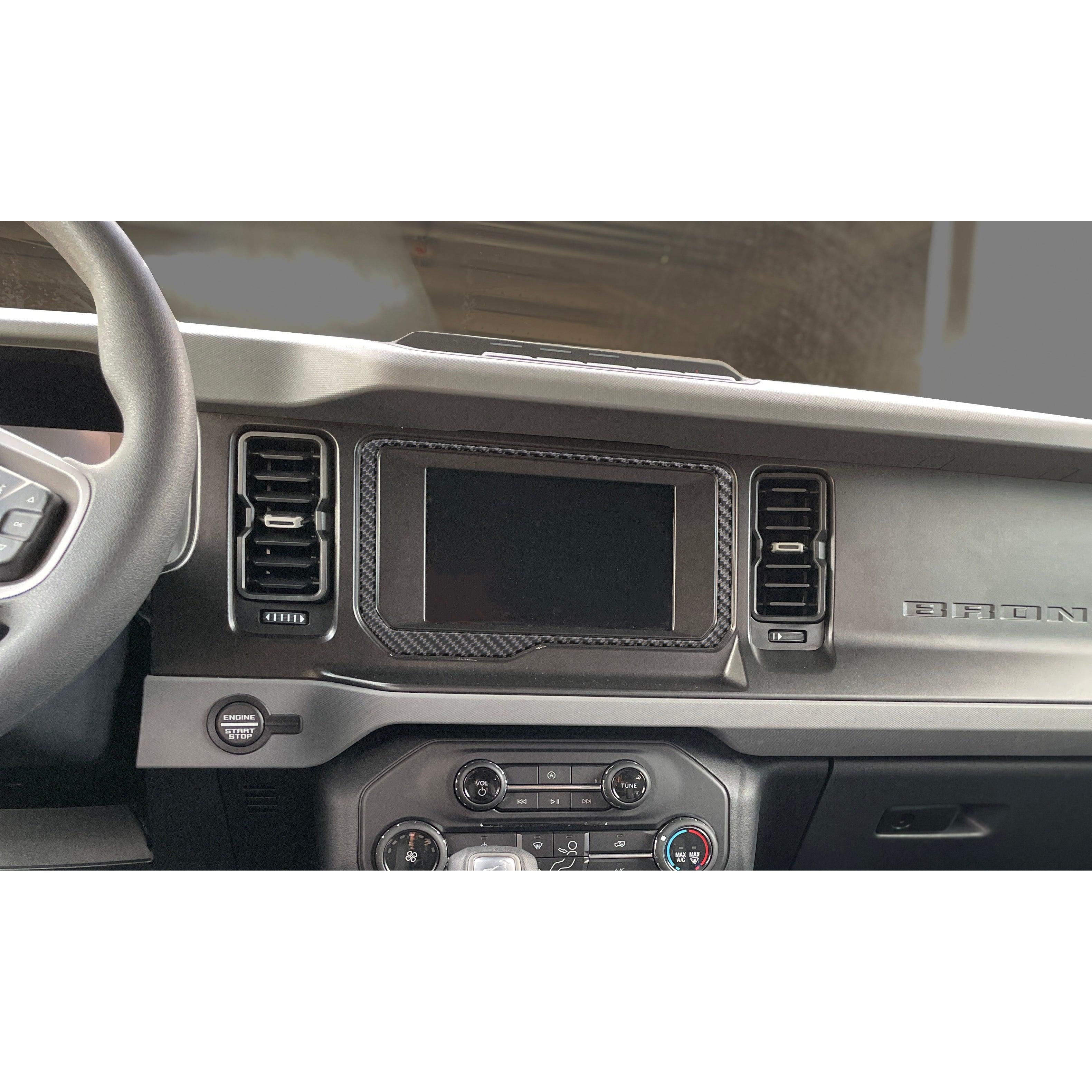 8 inch Display Screen Accent Overlay Fits 2021-2026 Ford Bronco