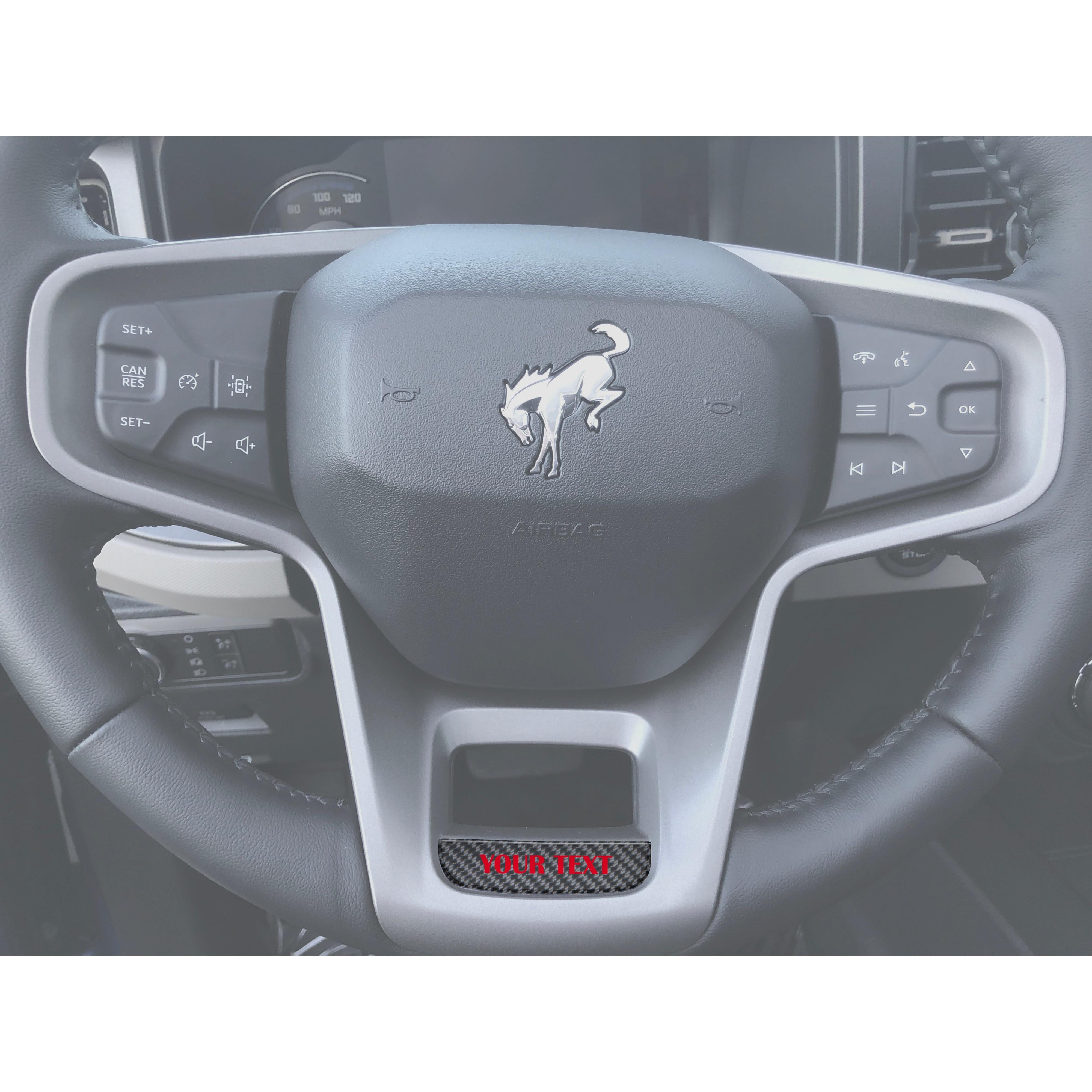 Steering Wheel Accent Overlay Fits 2021-2026 Ford Bronco
