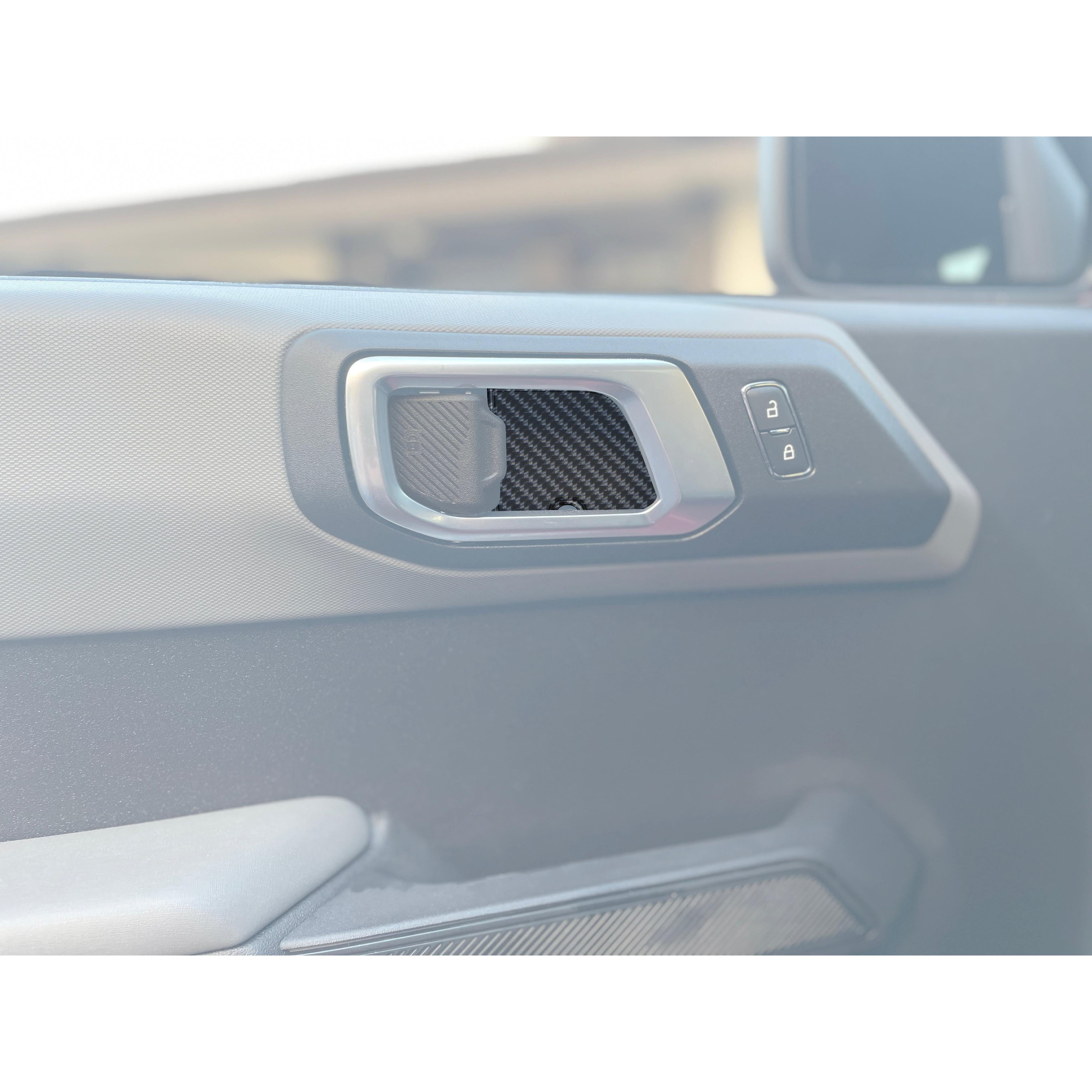 Door Latch Inserts Fits 2021-2026 Ford Bronco