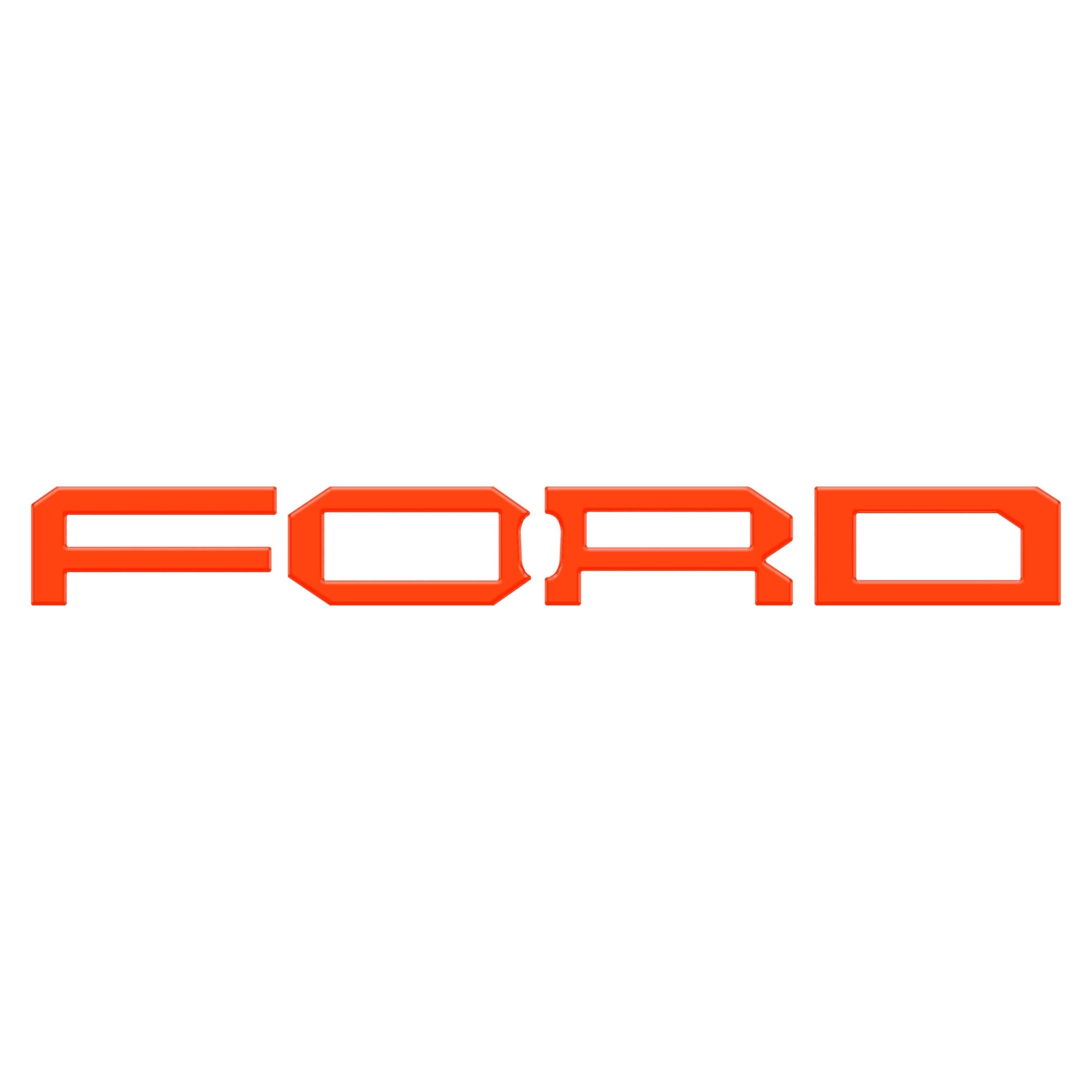 Raptor Front Grill Letter Overlays Fits 2022-2026 Ford Bronco