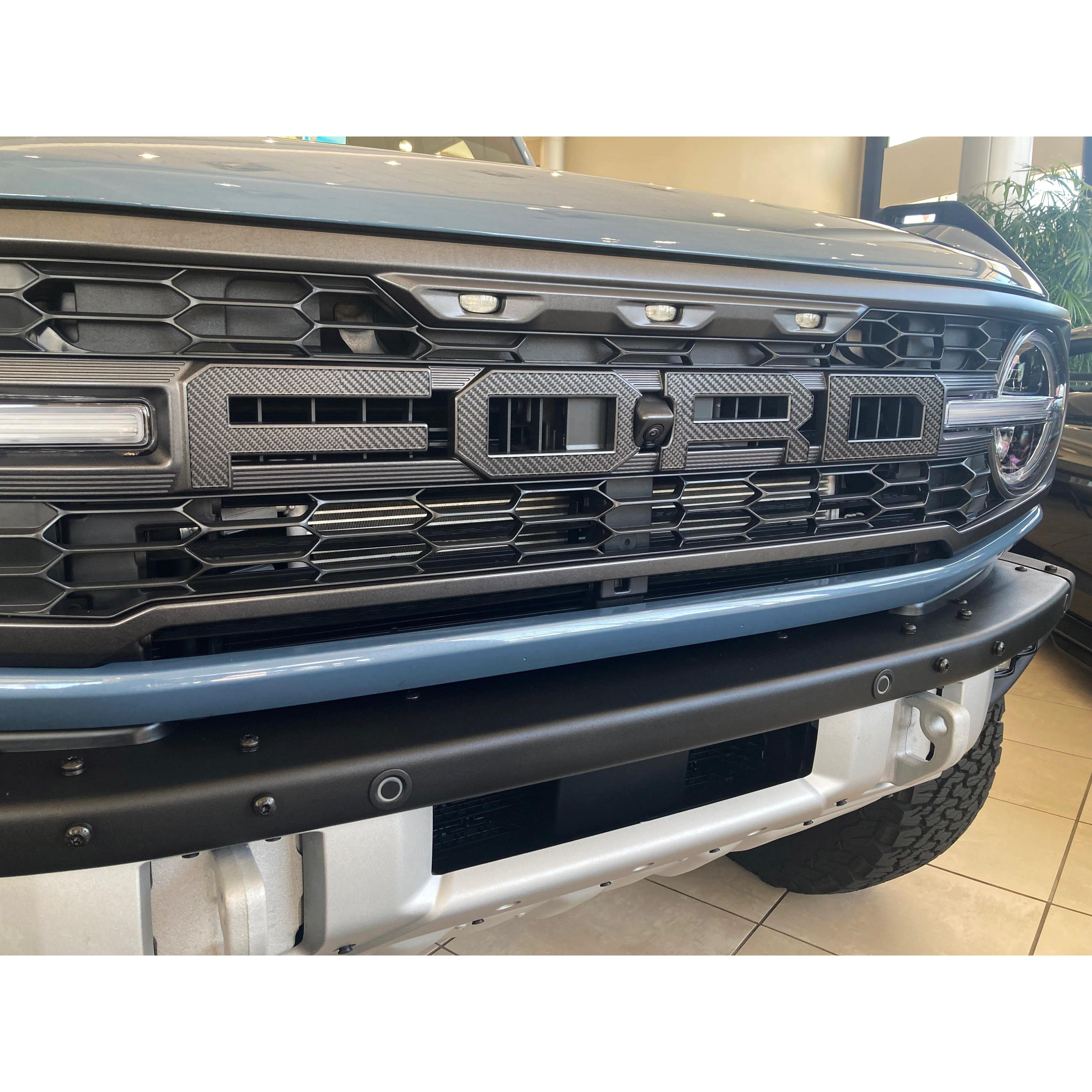 Raptor Front Grill Letter Overlays Fits 2022-2026 Ford Bronco