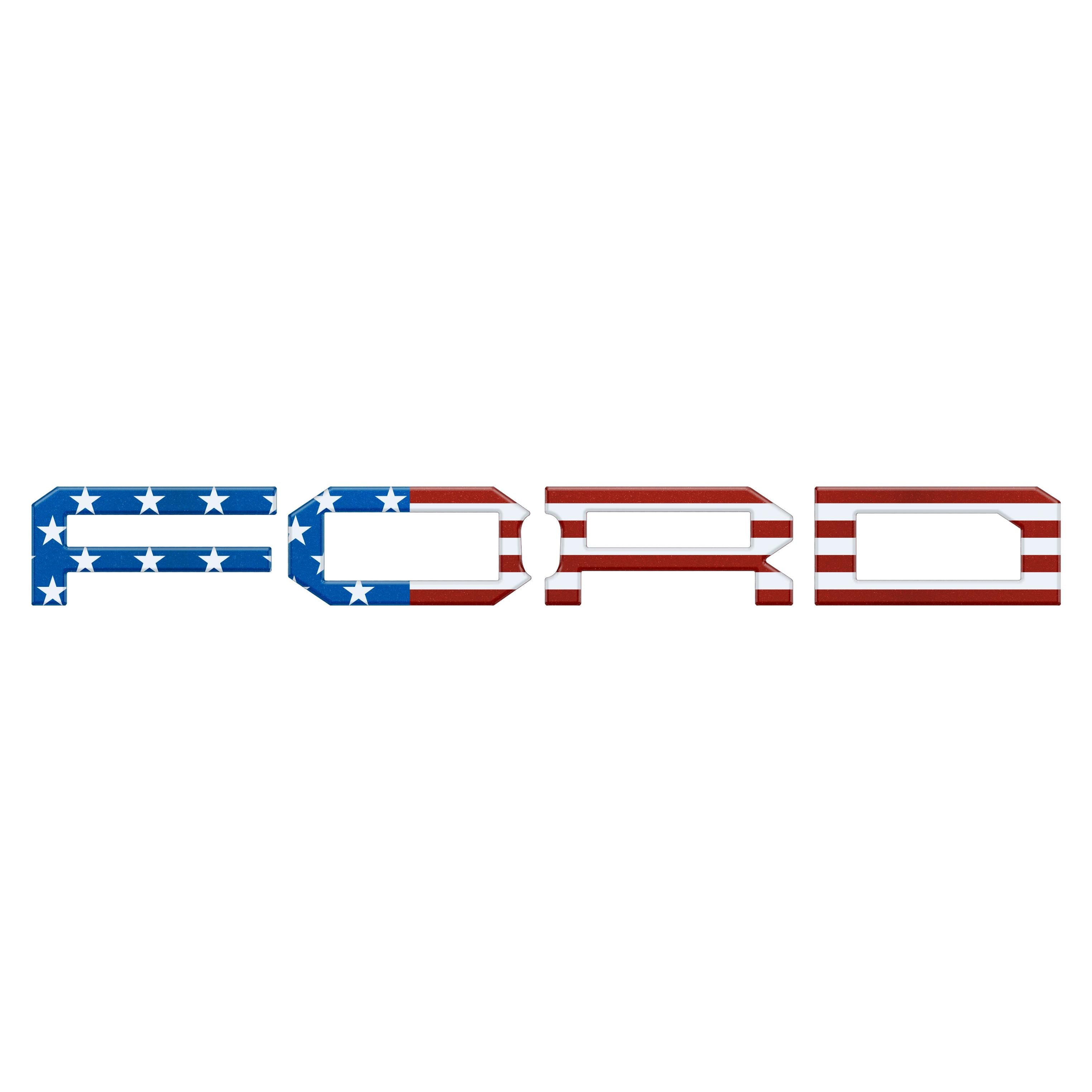 Raptor Front Grill Letter Overlays Fits 2022-2026 Ford Bronco