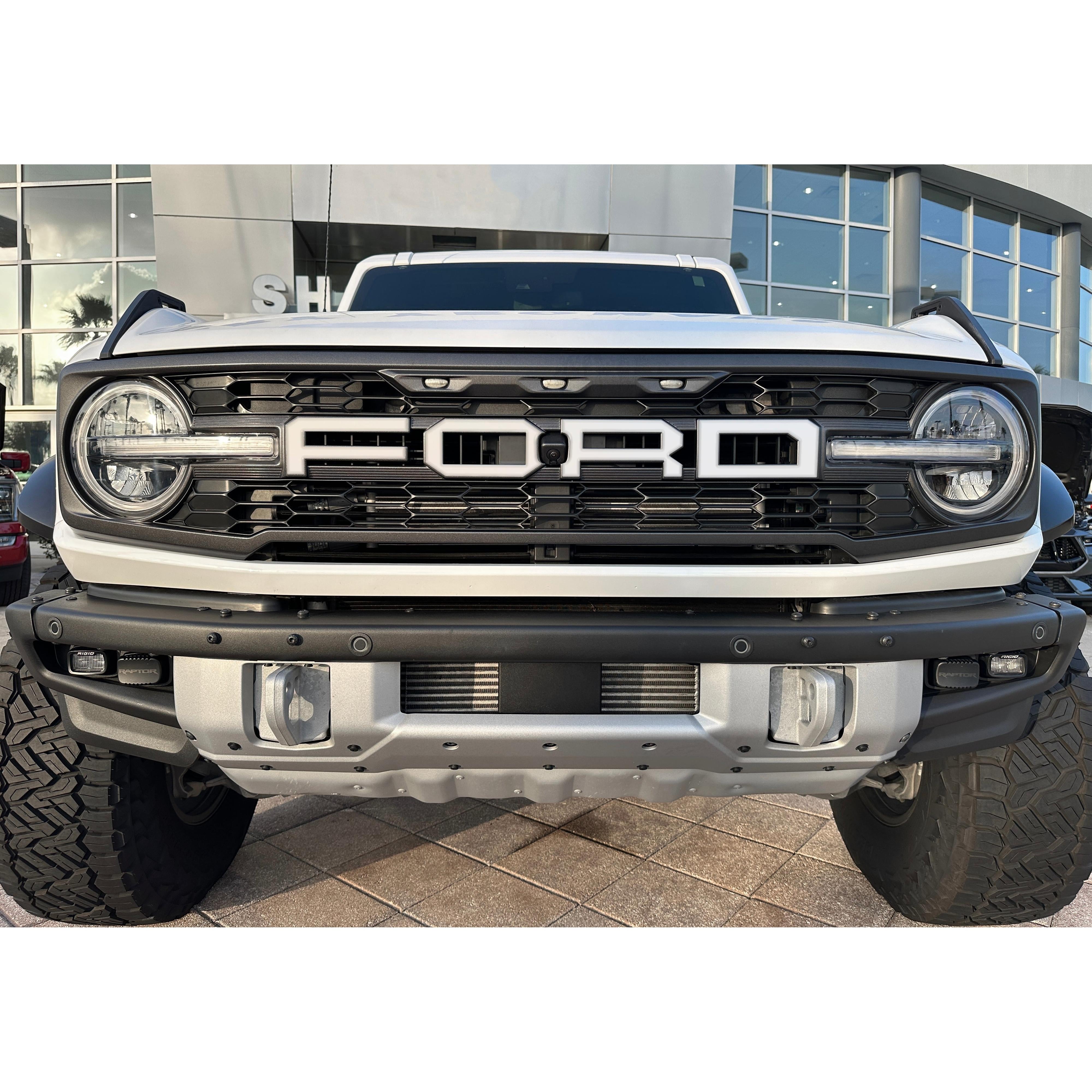 Raptor Front Grill Letter Overlays Fits 2022-2026 Ford Bronco