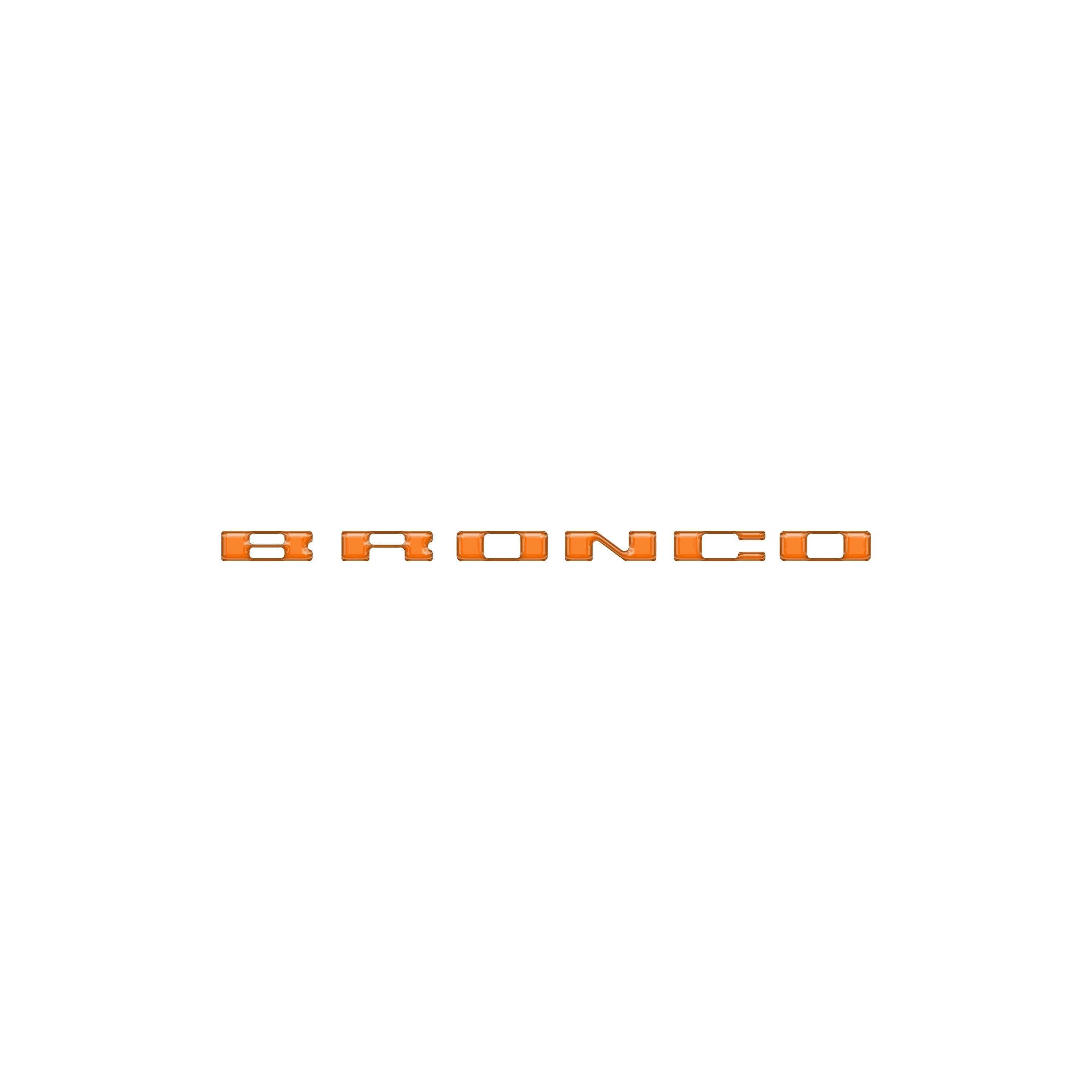 Passenger Dash Letter Inserts Fits 2025-2026 Ford Bronco Sport