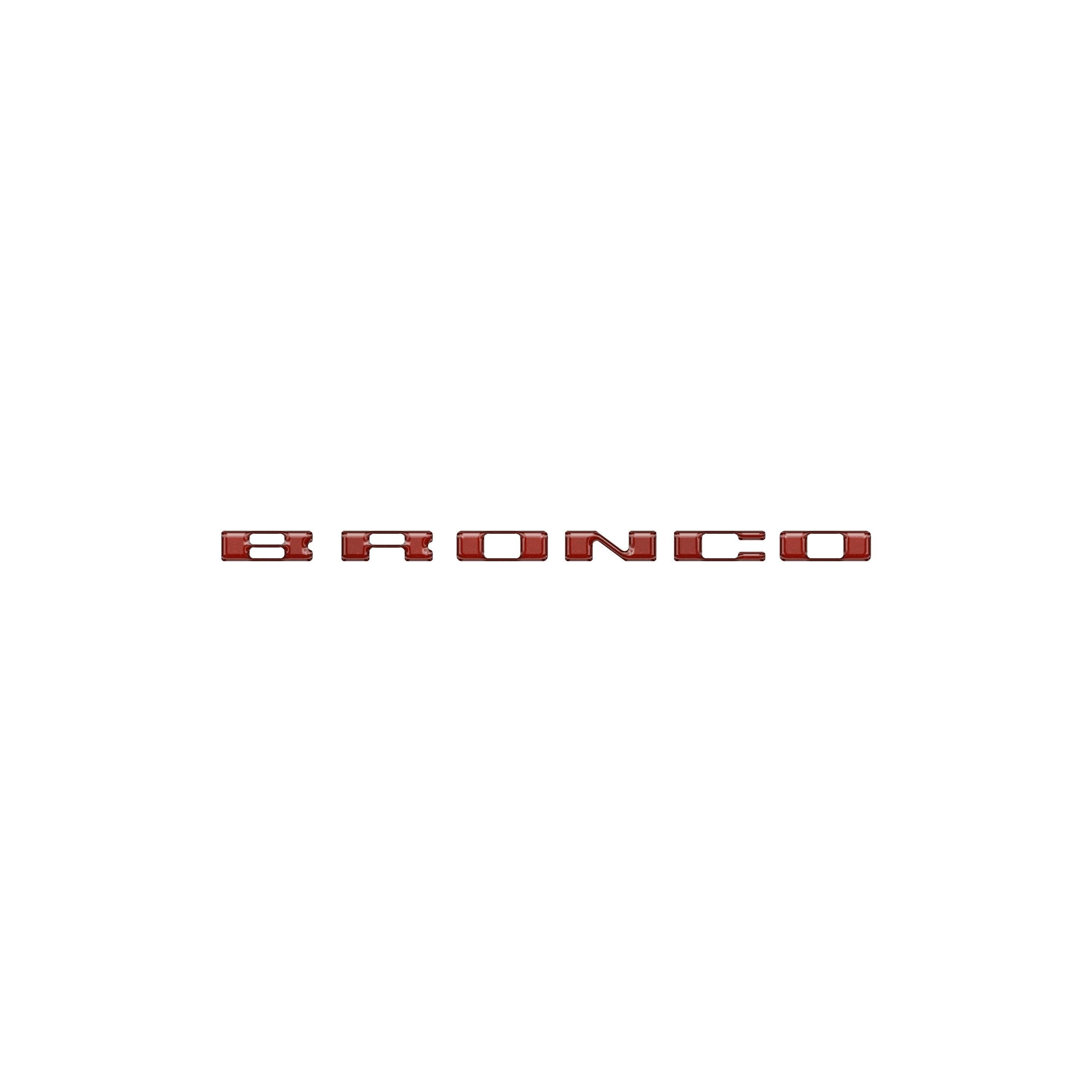 Passenger Dash Letter Inserts Fits 2025-2026 Ford Bronco Sport