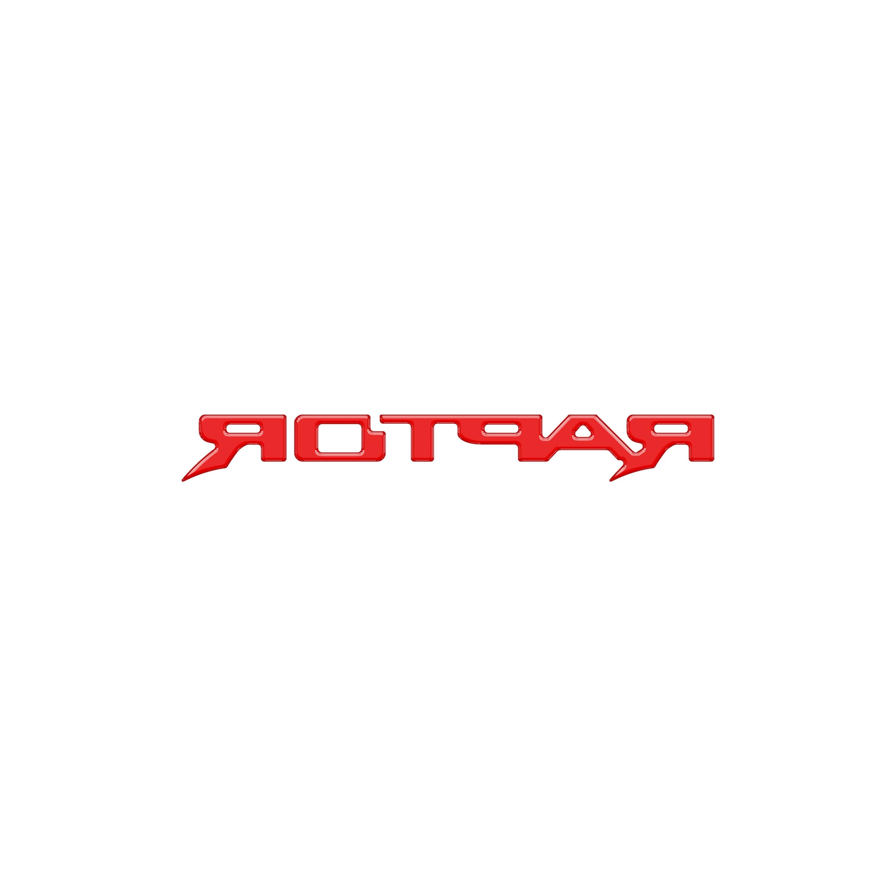 Raptor Third Brake Light Letter Inserts Fits 2022-2026 Ford Bronco Raptor