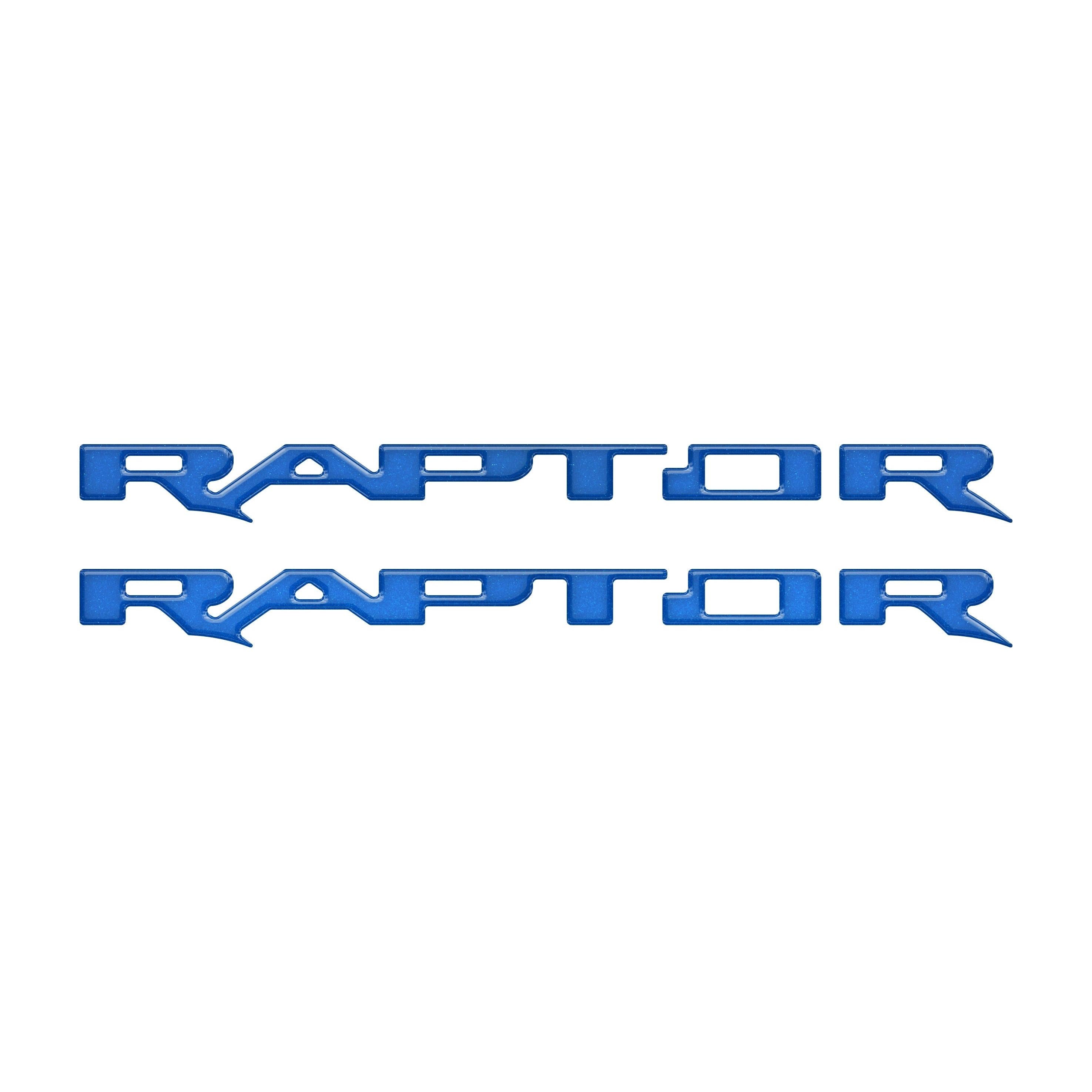 Raptor Running Board Letter Overlays Fits 2022-2026 Ford Bronco Raptor
