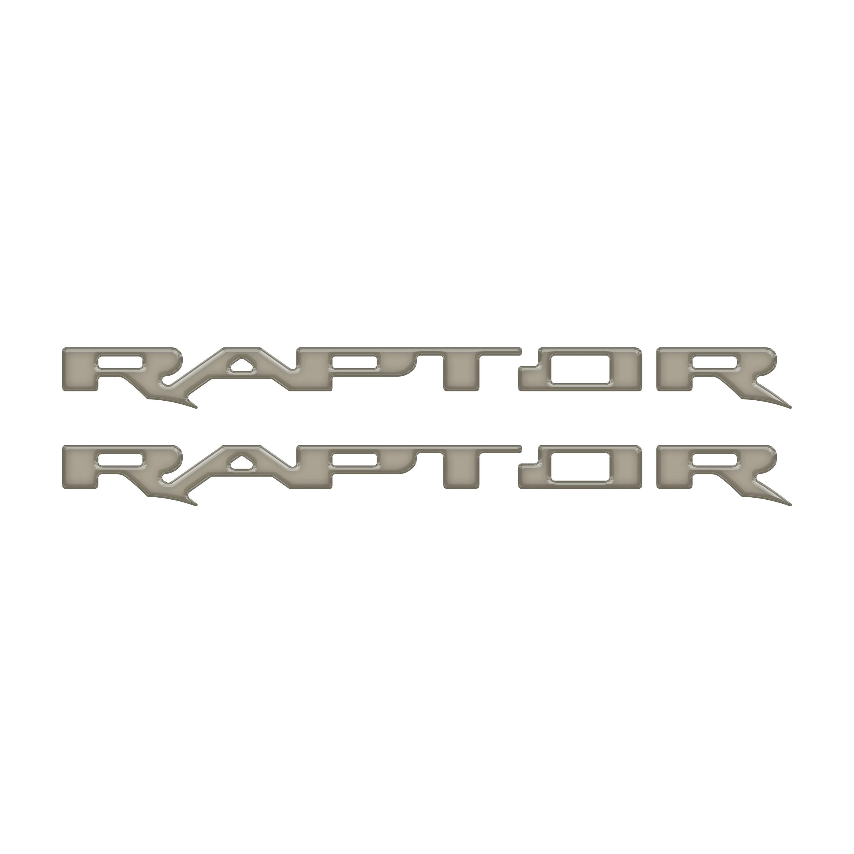 Raptor Running Board Letter Overlays Fits 2022-2026 Ford Bronco Raptor