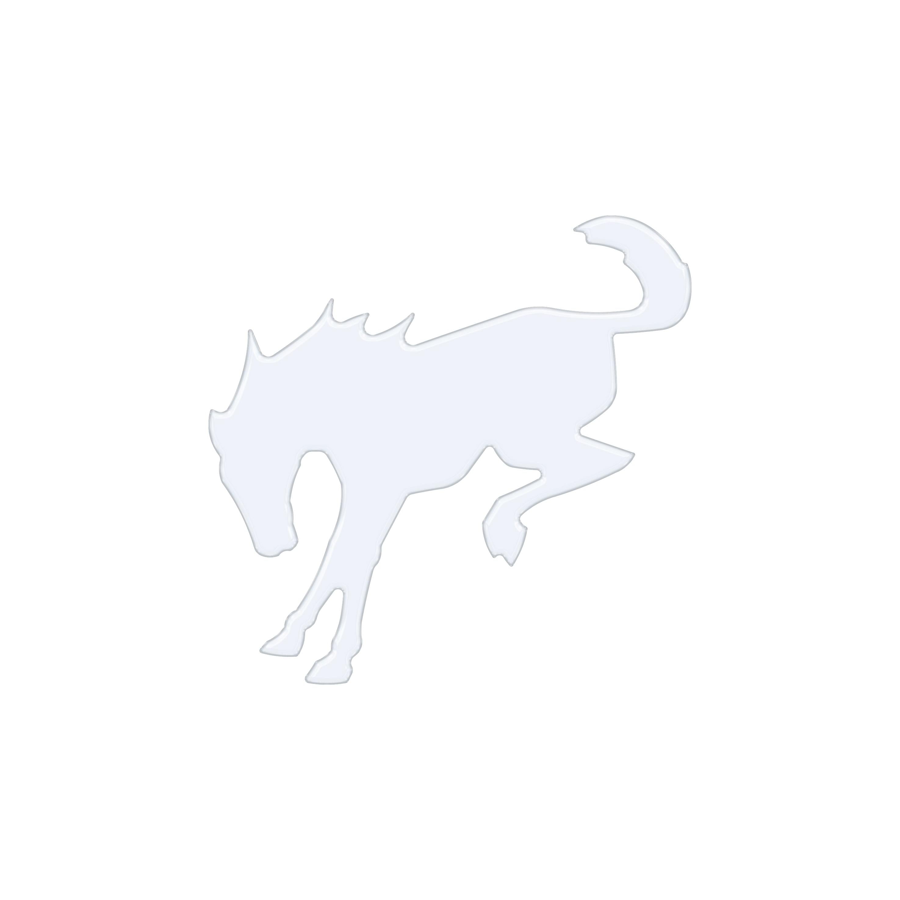 Bucking Bronco Trunk Emblem Inserts Fits 2022-2026 Ford Bronco
