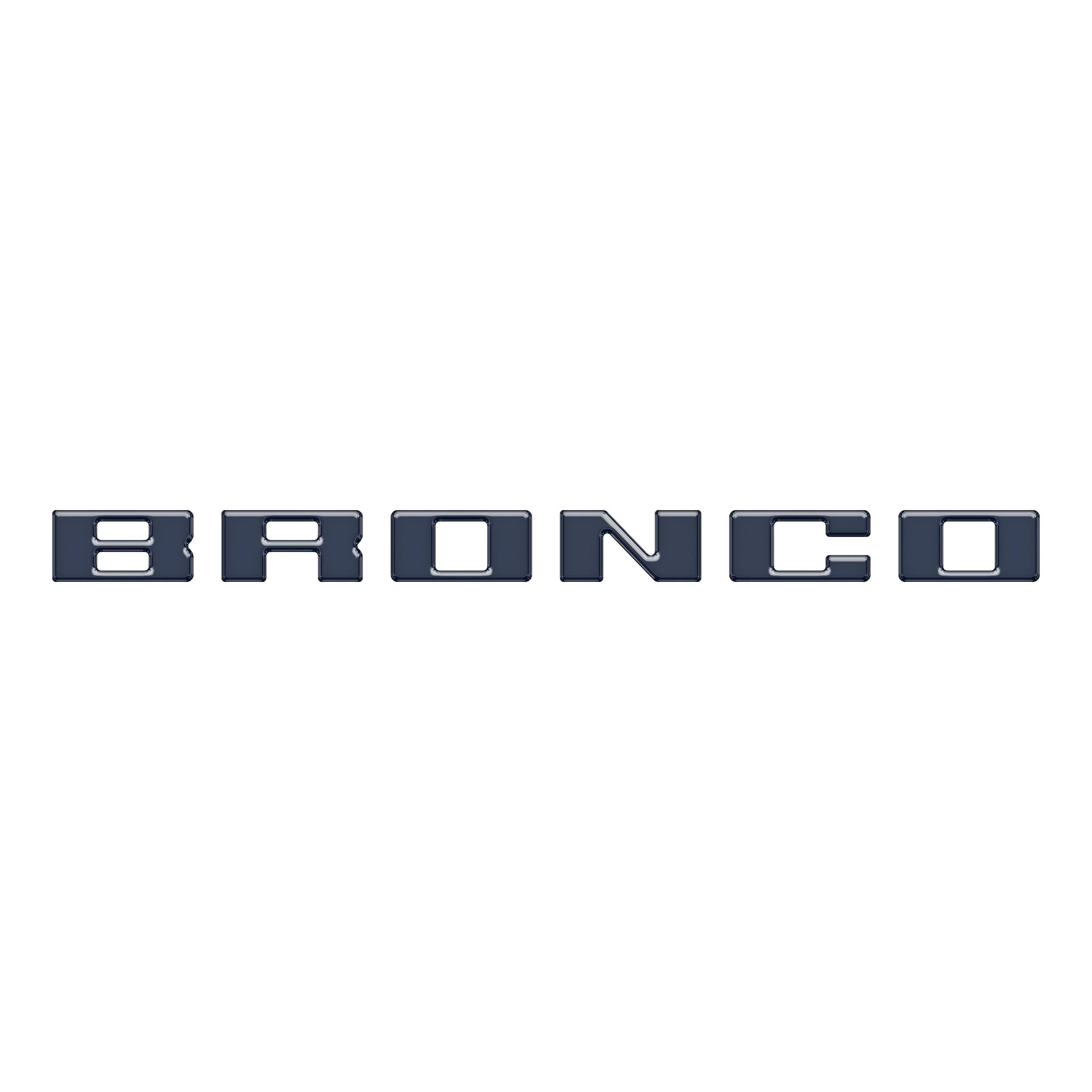 Slideout Tailgate Letter Inserts Fits 2021-2026 Ford Bronco
