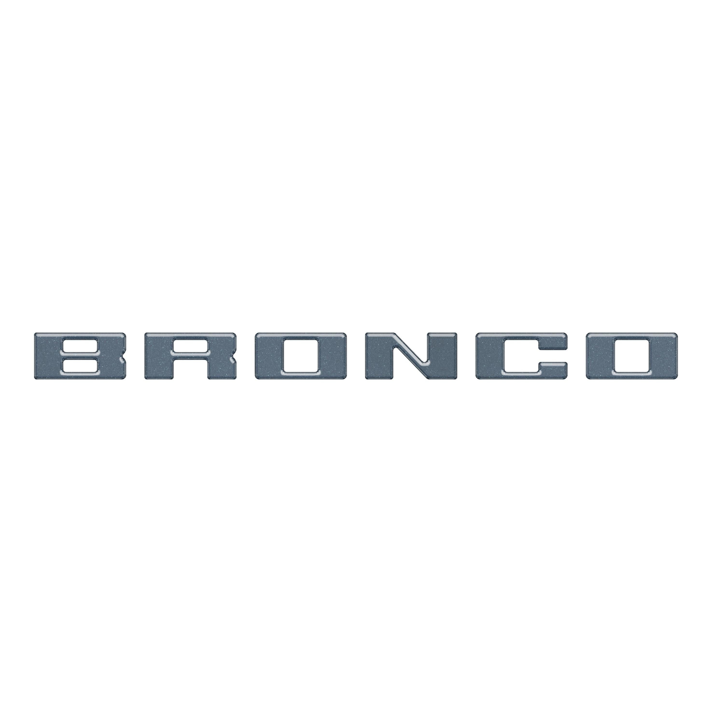 Slideout Tailgate Letter Inserts Fits 2021-2026 Ford Bronco