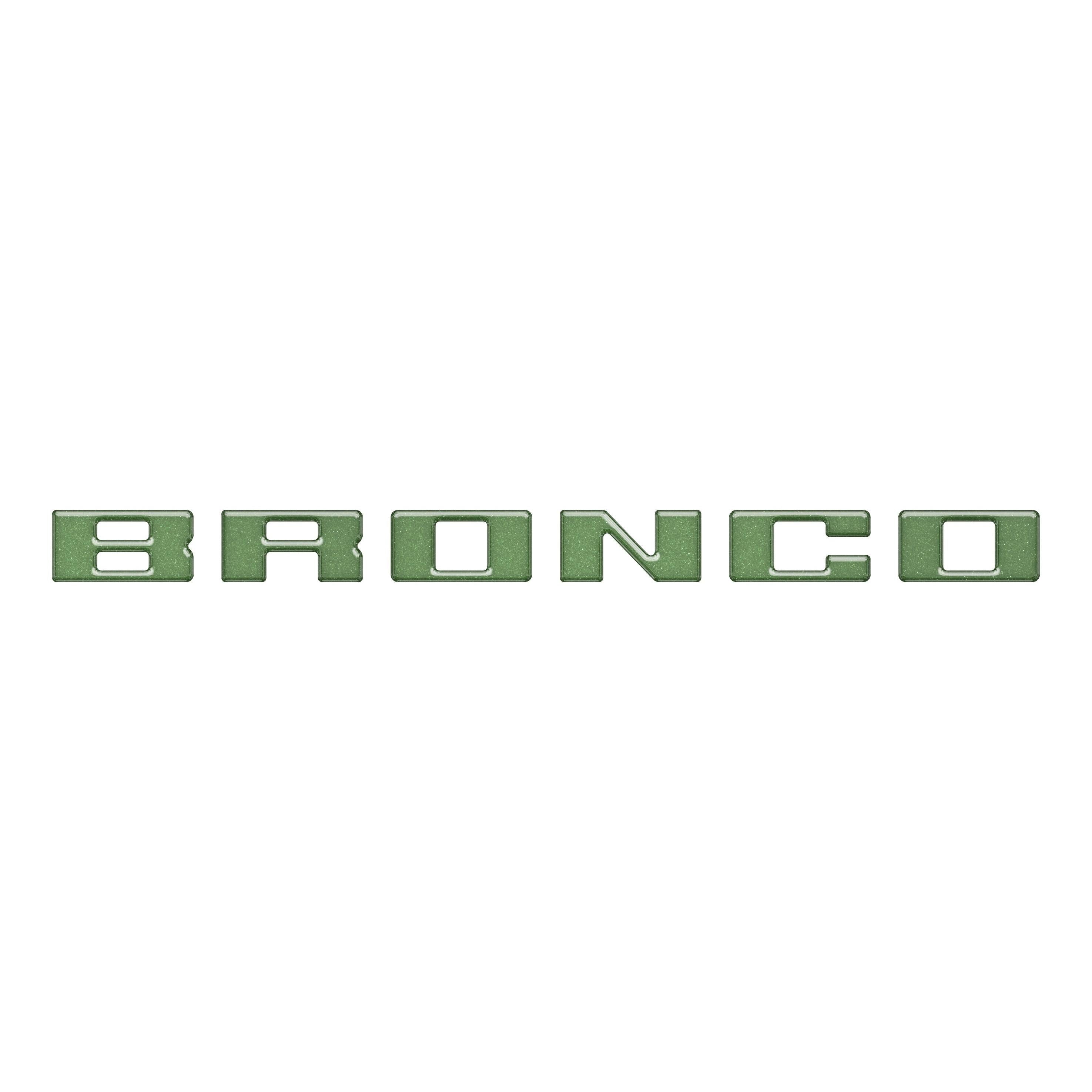 Slideout Tailgate Letter Inserts Fits 2021-2026 Ford Bronco