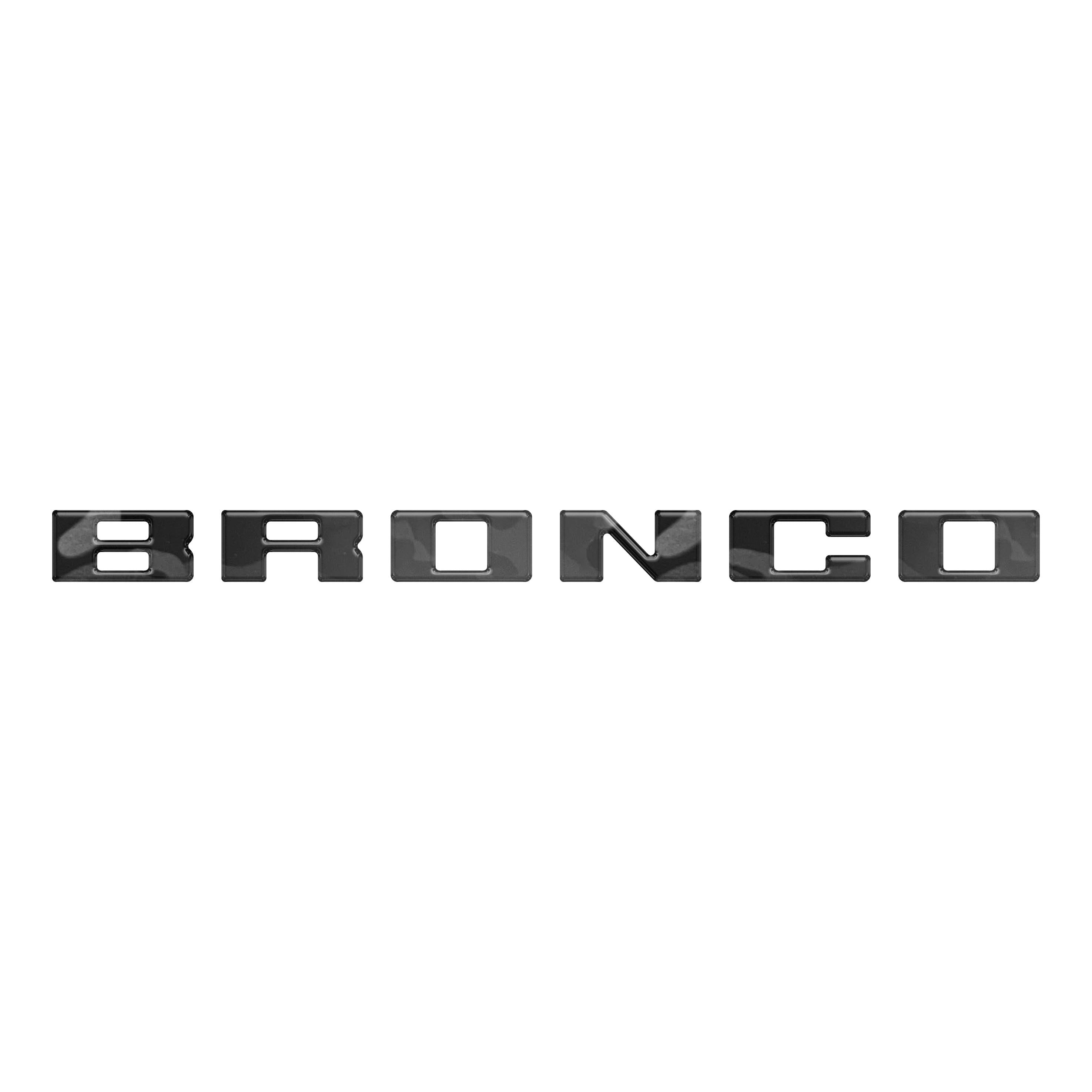 Slideout Tailgate Letter Inserts Fits 2021-2026 Ford Bronco
