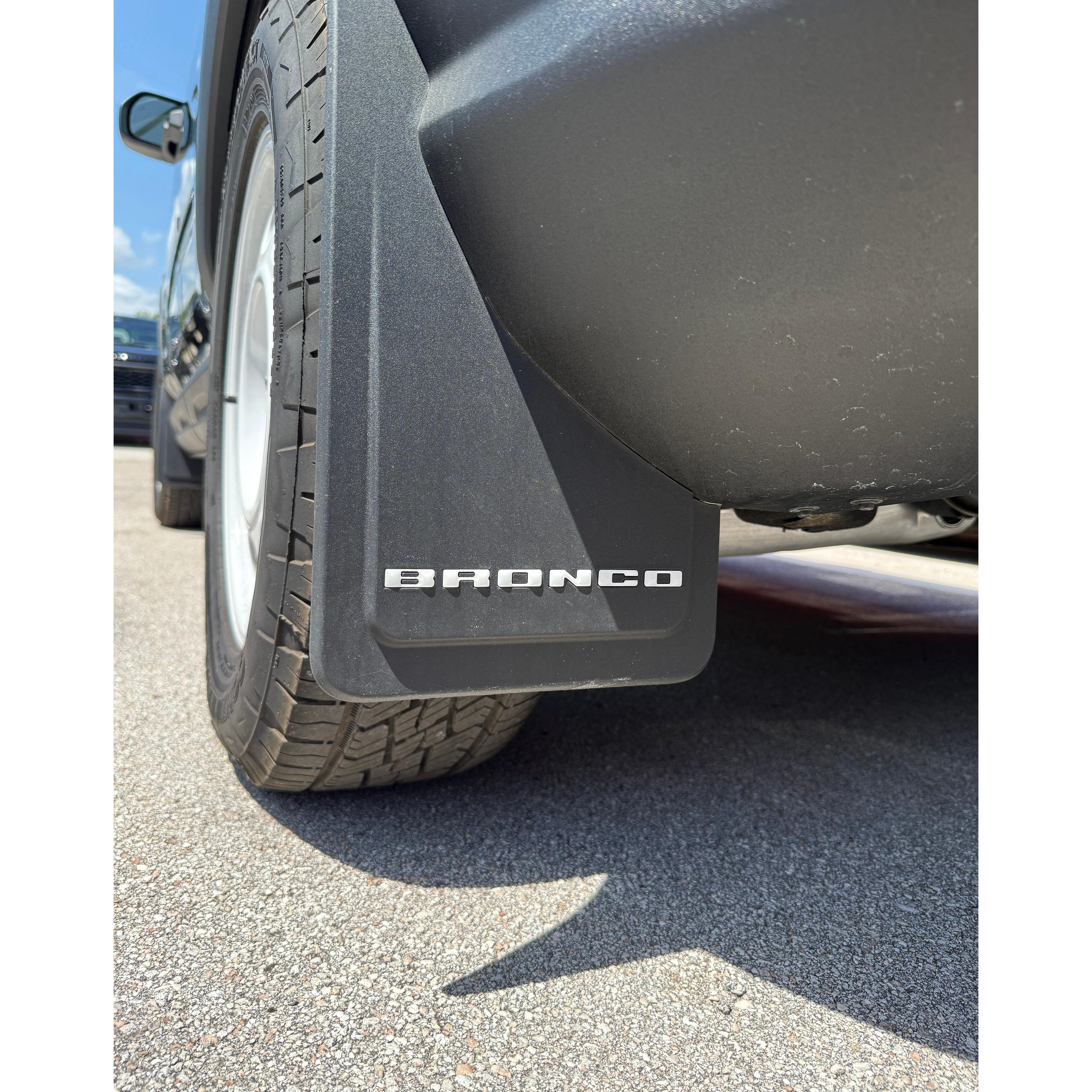 Rear Mudflap Letter Inserts Fits 2021-2026 Ford Bronco Sport