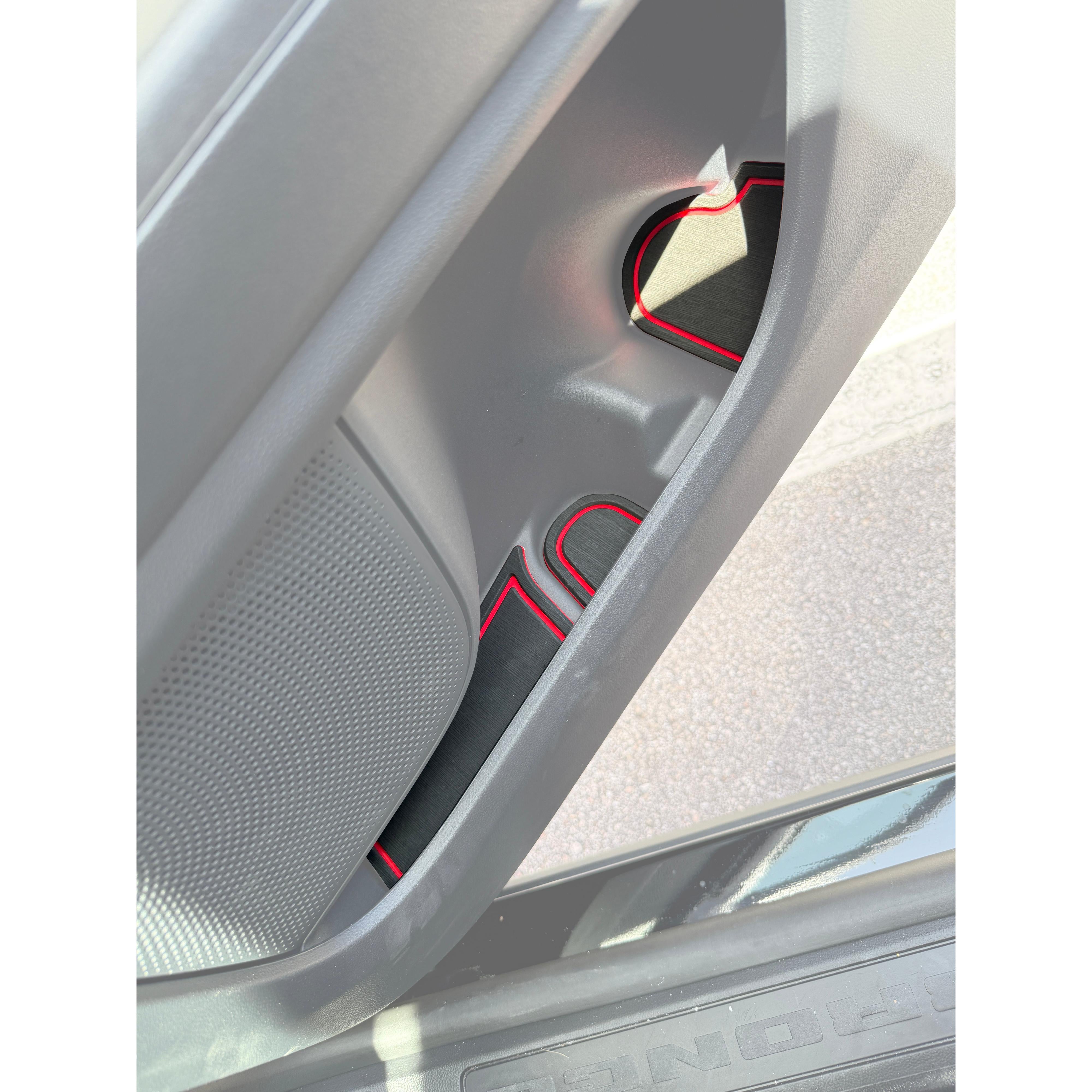 Door Cubby Foam Inserts Fits 2021-2026 Ford Bronco Sport