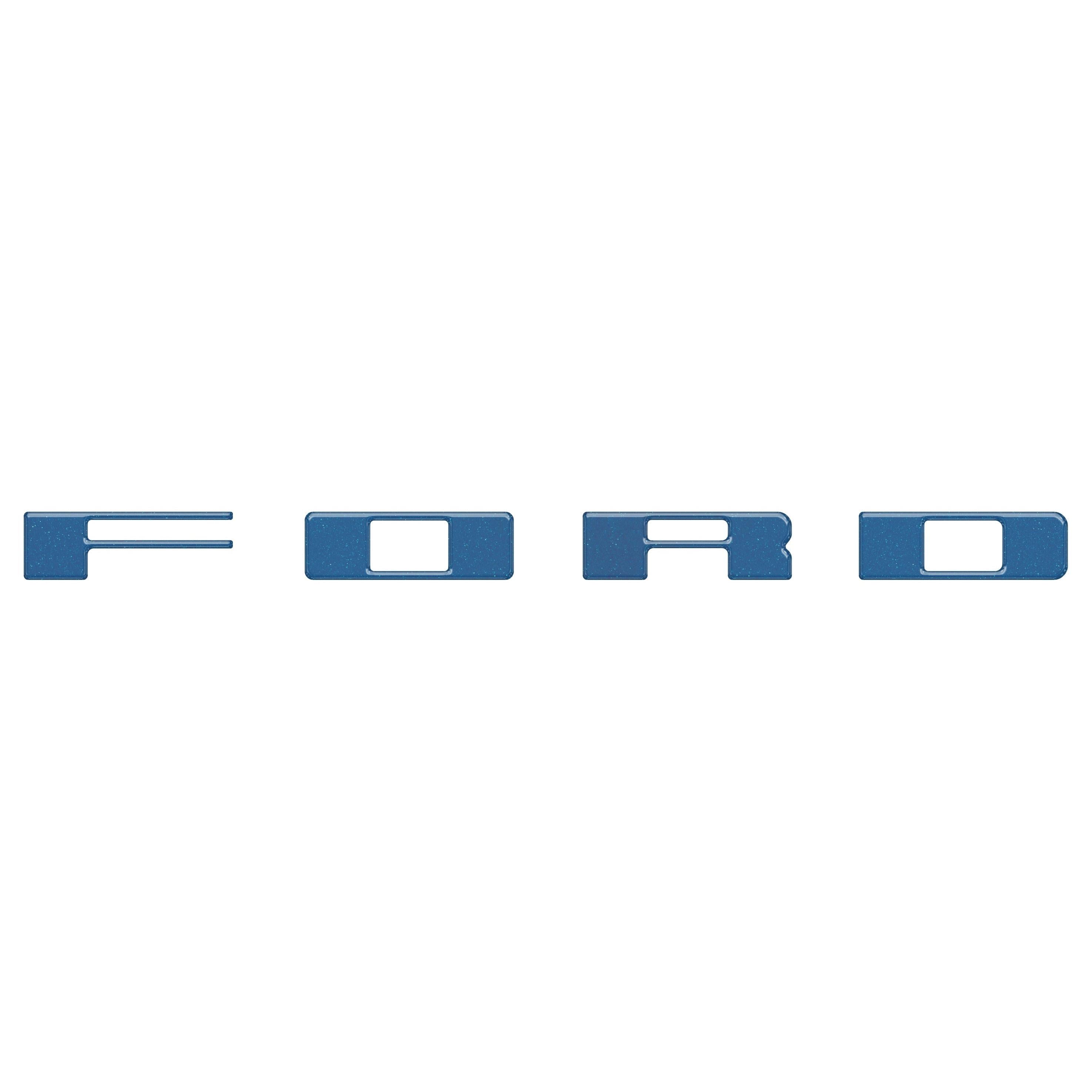 Bronco Heritage Grille Letter Overlays Fits 2023-2026 Ford Bronco