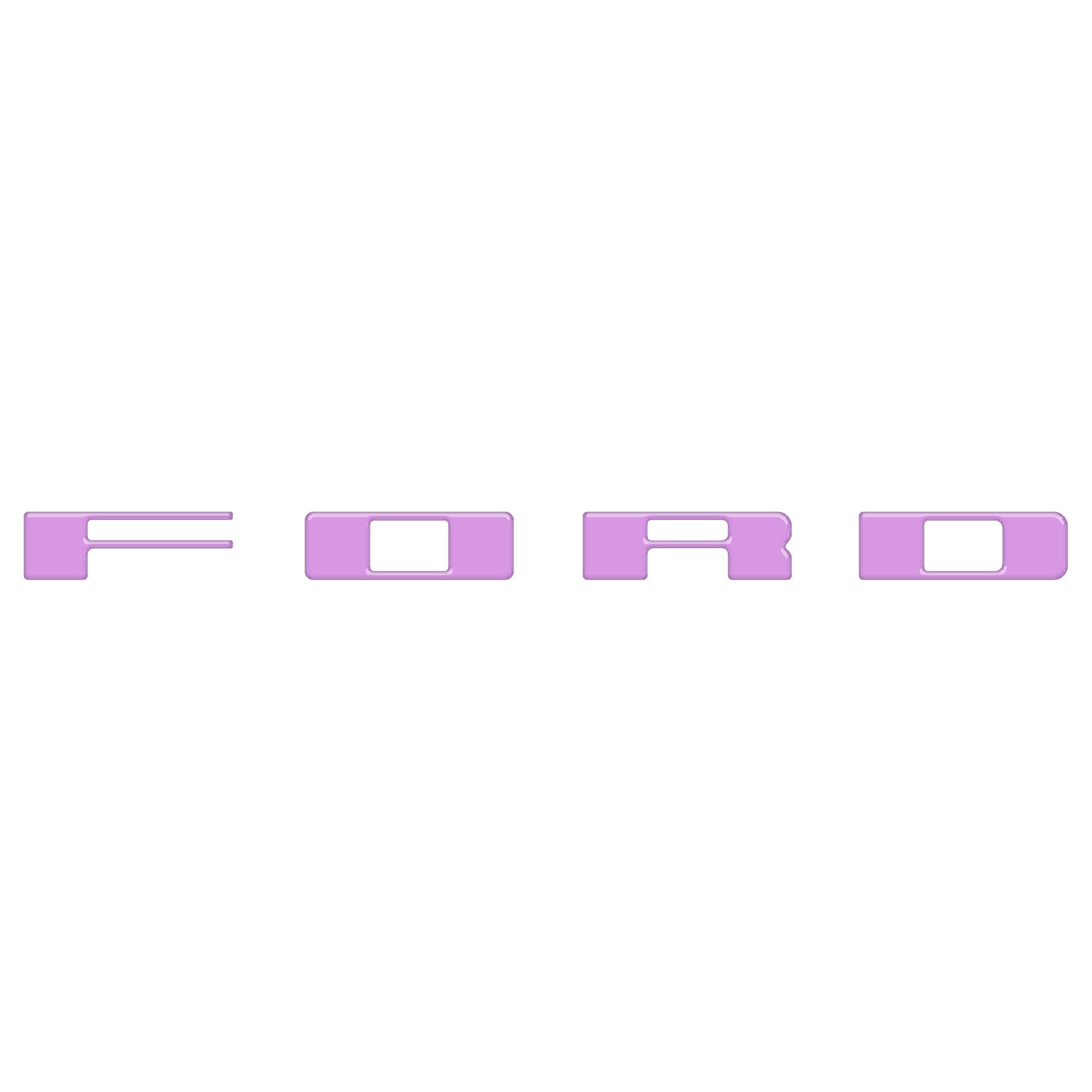 Bronco Heritage Grille Letter Overlays Fits 2023-2026 Ford Bronco