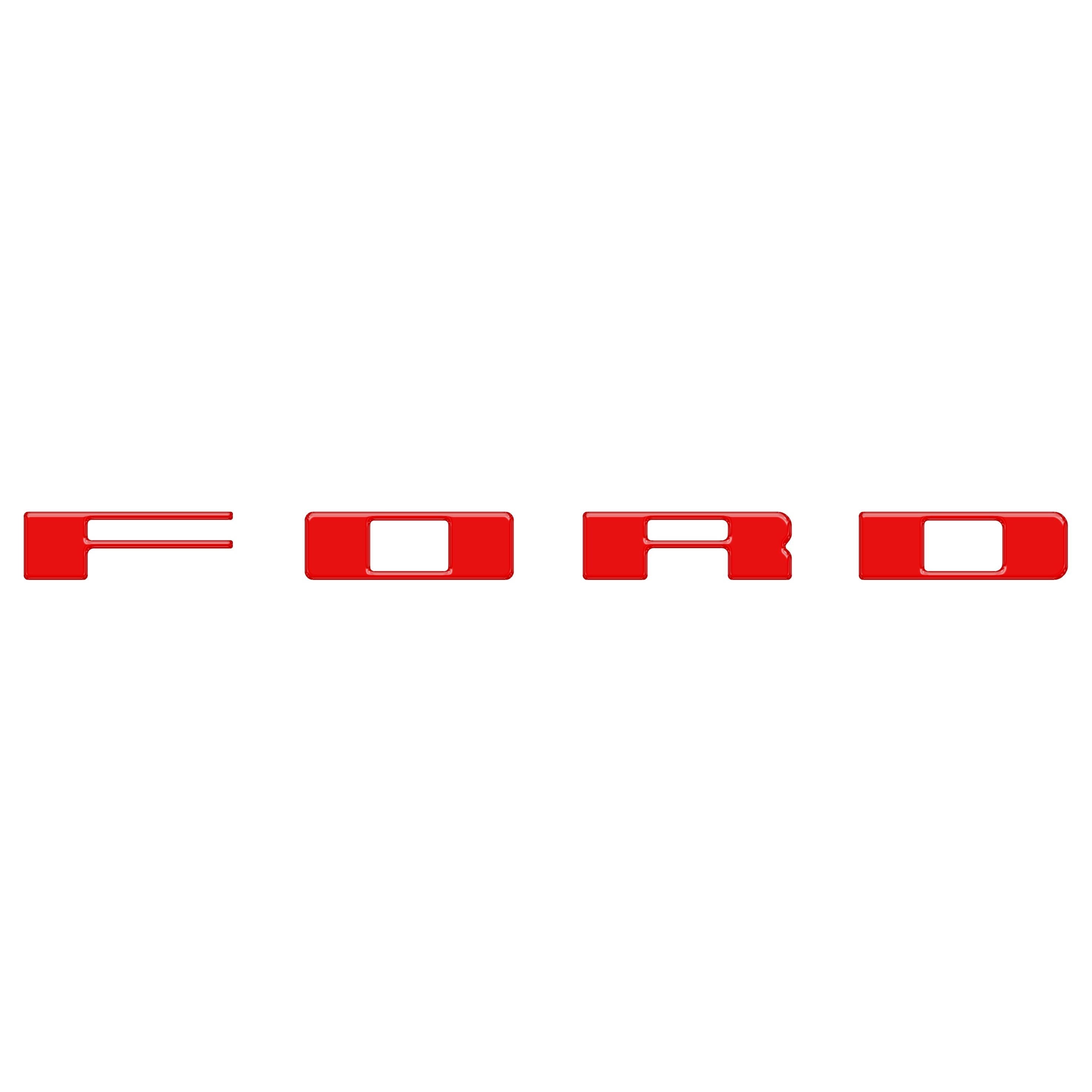 Bronco Heritage Grille Letter Overlays Fits 2023-2026 Ford Bronco