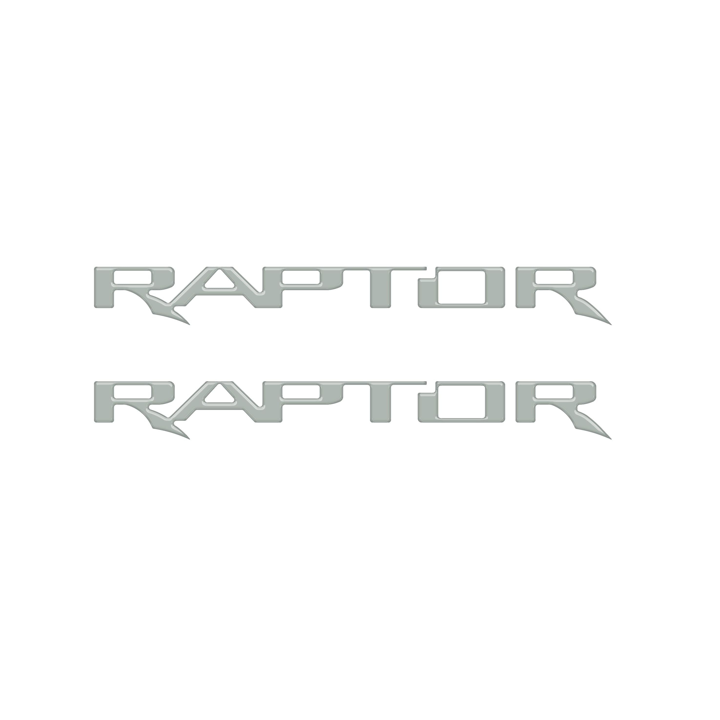 Raptor Floor Mat Emblem Inserts Fits 2022-2026 Ford Bronco Raptor