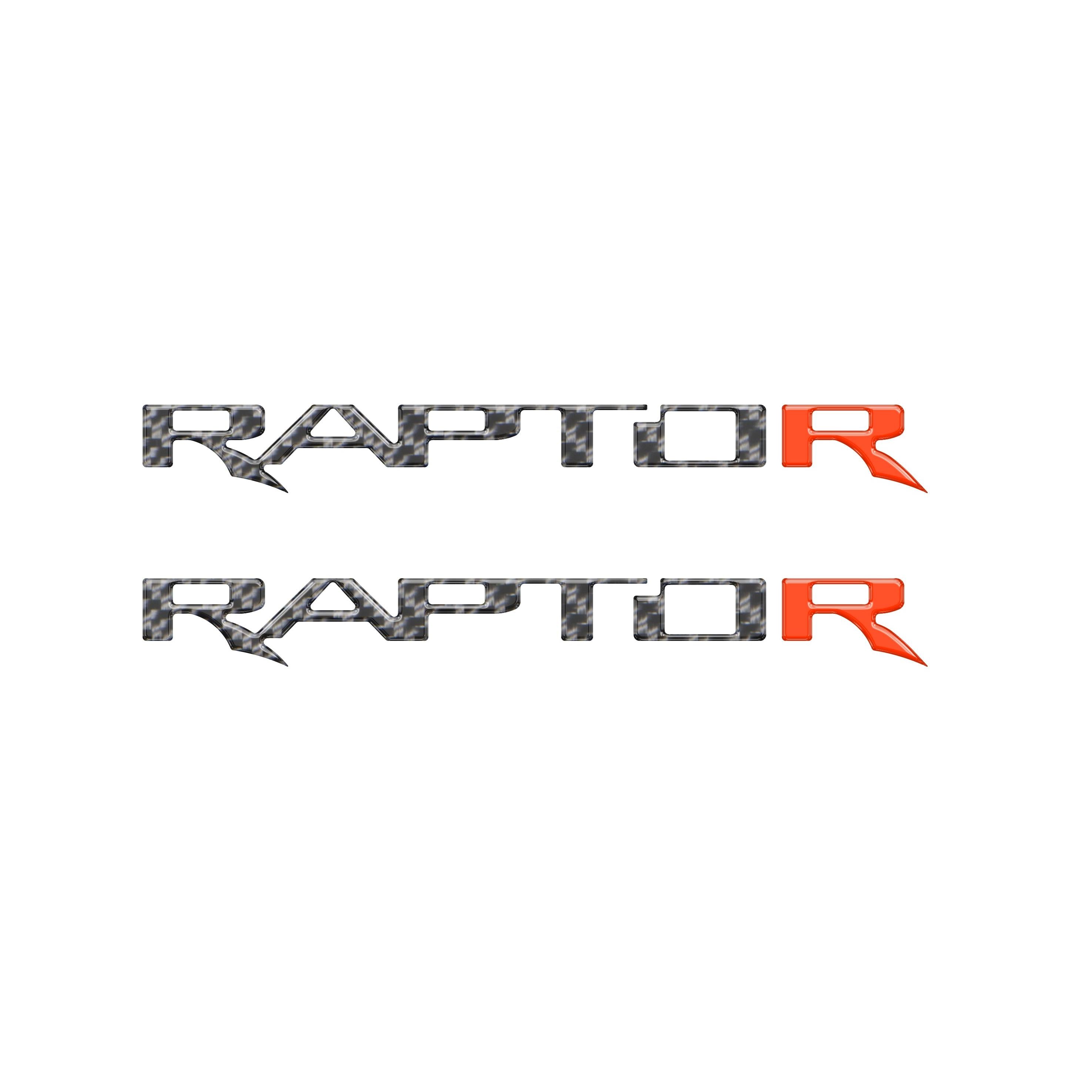 Raptor Floor Mat Emblem Inserts Fits 2022-2026 Ford Bronco Raptor