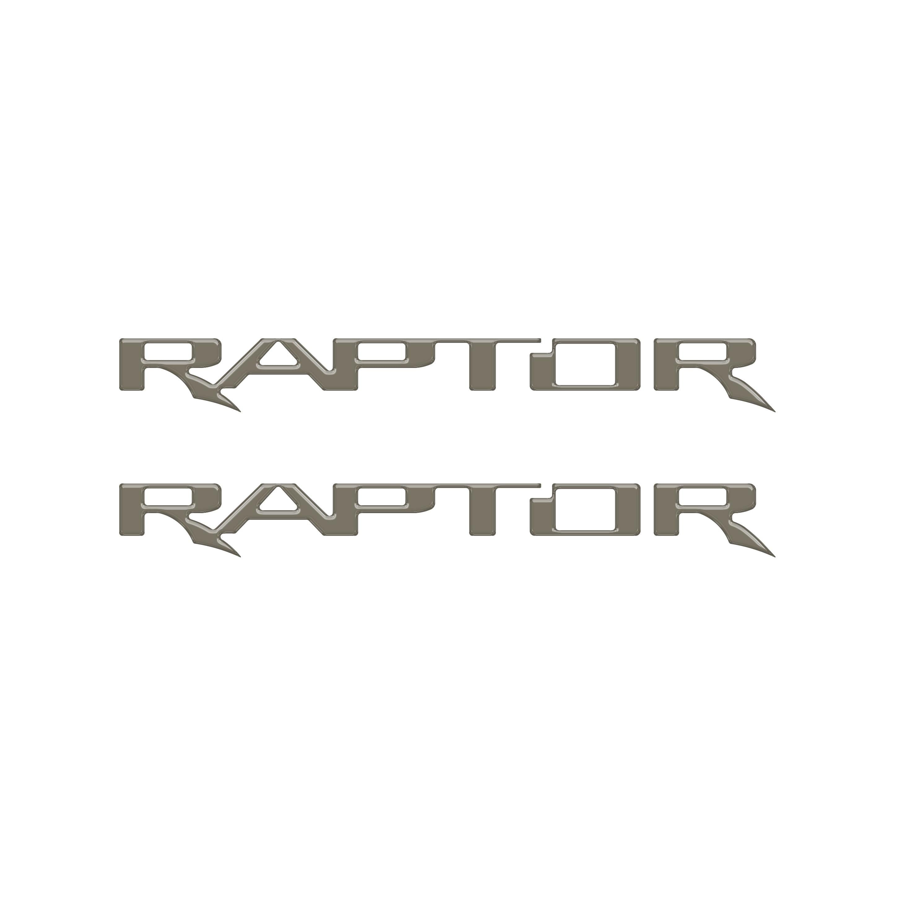 Raptor Floor Mat Emblem Inserts Fits 2022-2026 Ford Bronco Raptor