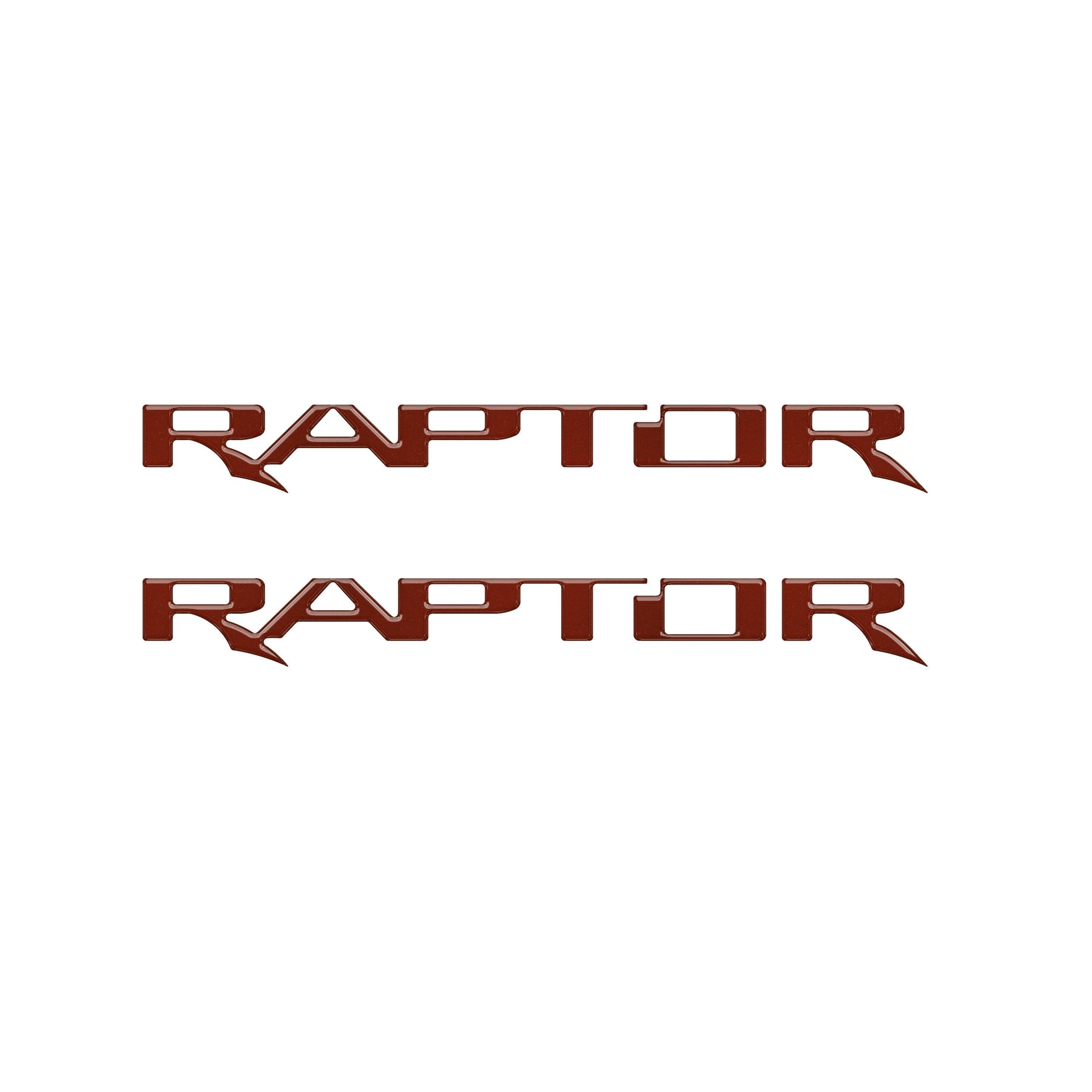 Raptor Floor Mat Emblem Inserts Fits 2022-2026 Ford Bronco Raptor