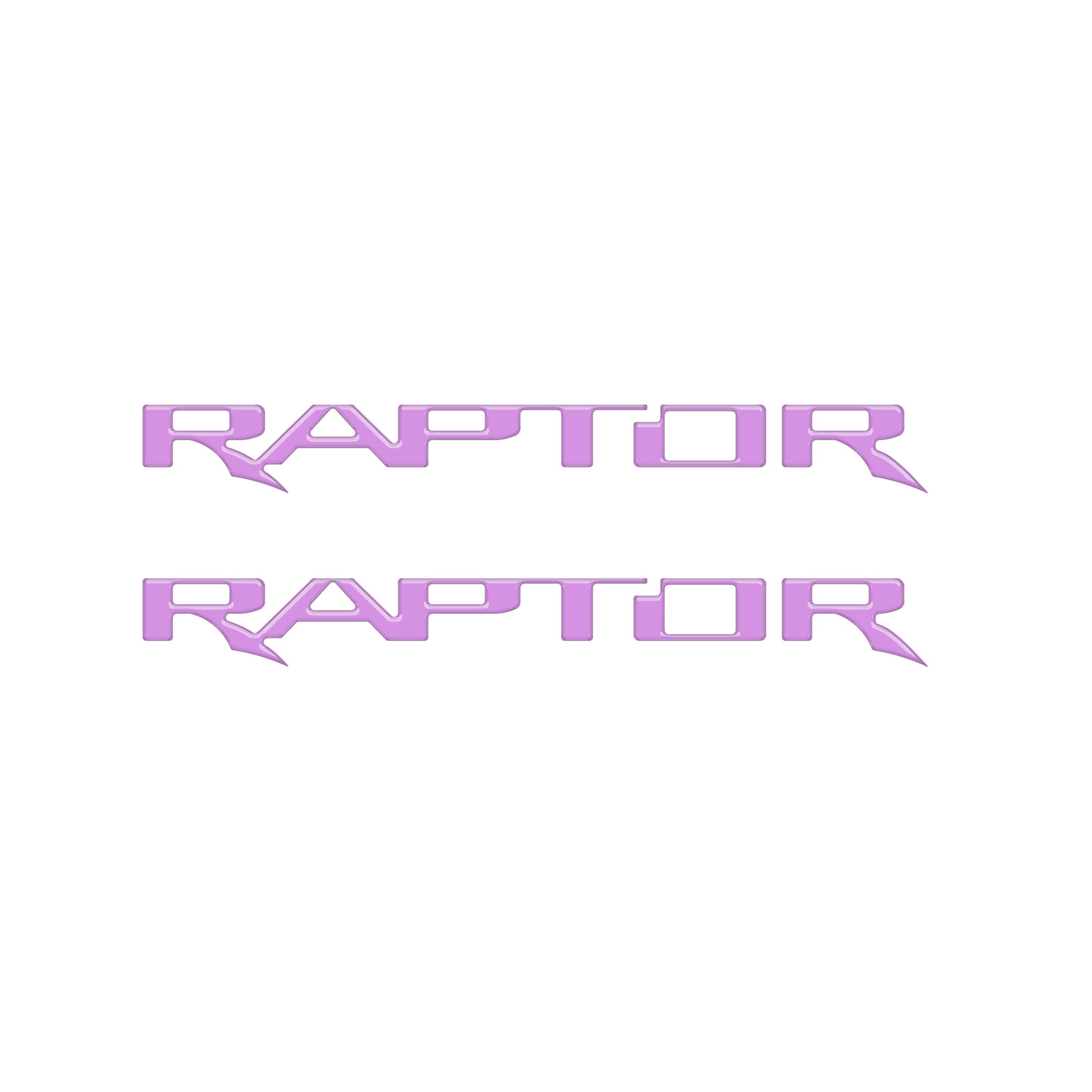 Raptor Floor Mat Emblem Inserts Fits 2022-2026 Ford Bronco Raptor